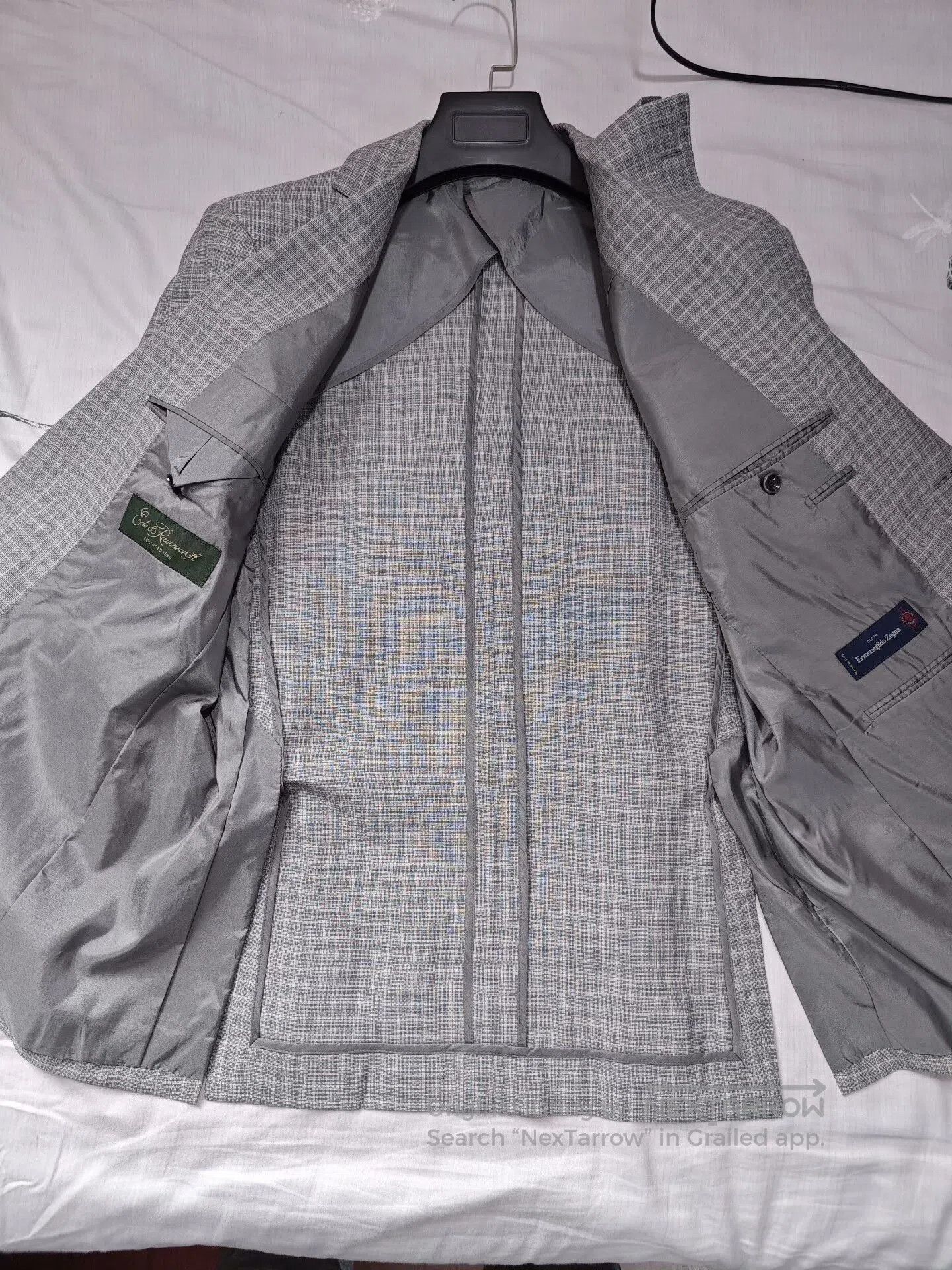 Ermenegildo Zegna Italian Zegna Custom Suit by Ede Ravenscroft. Size US M / EU 48-50 / 2 - 6 Thumbnail
