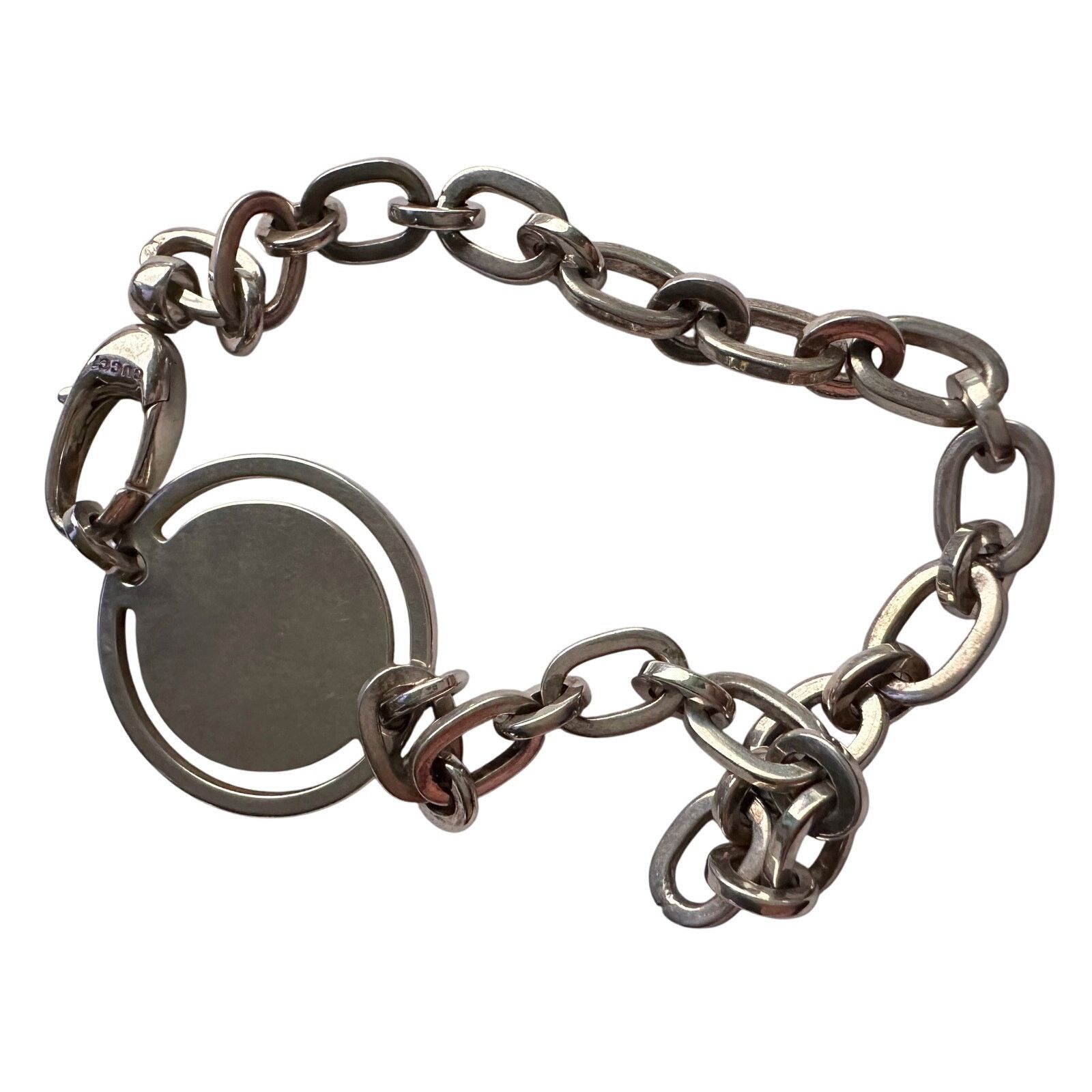Gucci Gucci Circle Disc Plate Bracelet in Box with Dust Bag Size ONE SIZE - 7 Thumbnail