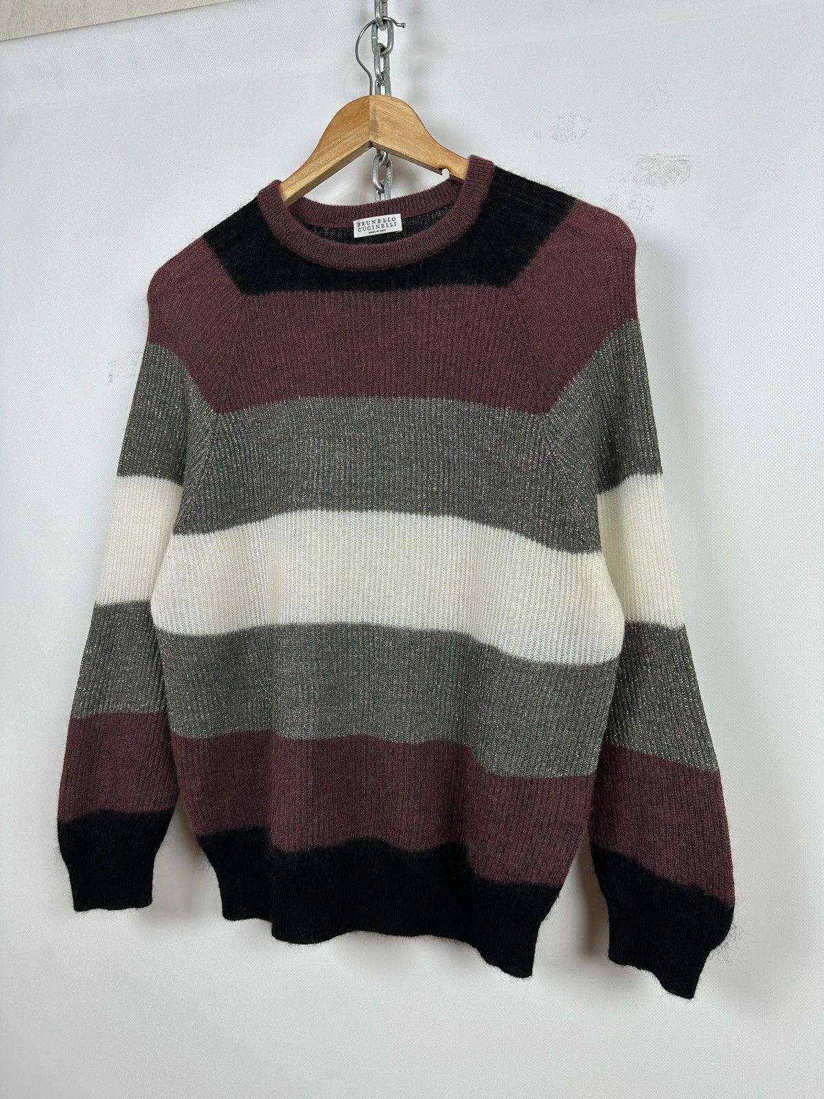 Brunello Cucinelli Brunello Cucinelli Mohair / Wool Sweater Size S / US 4 / IT 40 - 3 Thumbnail