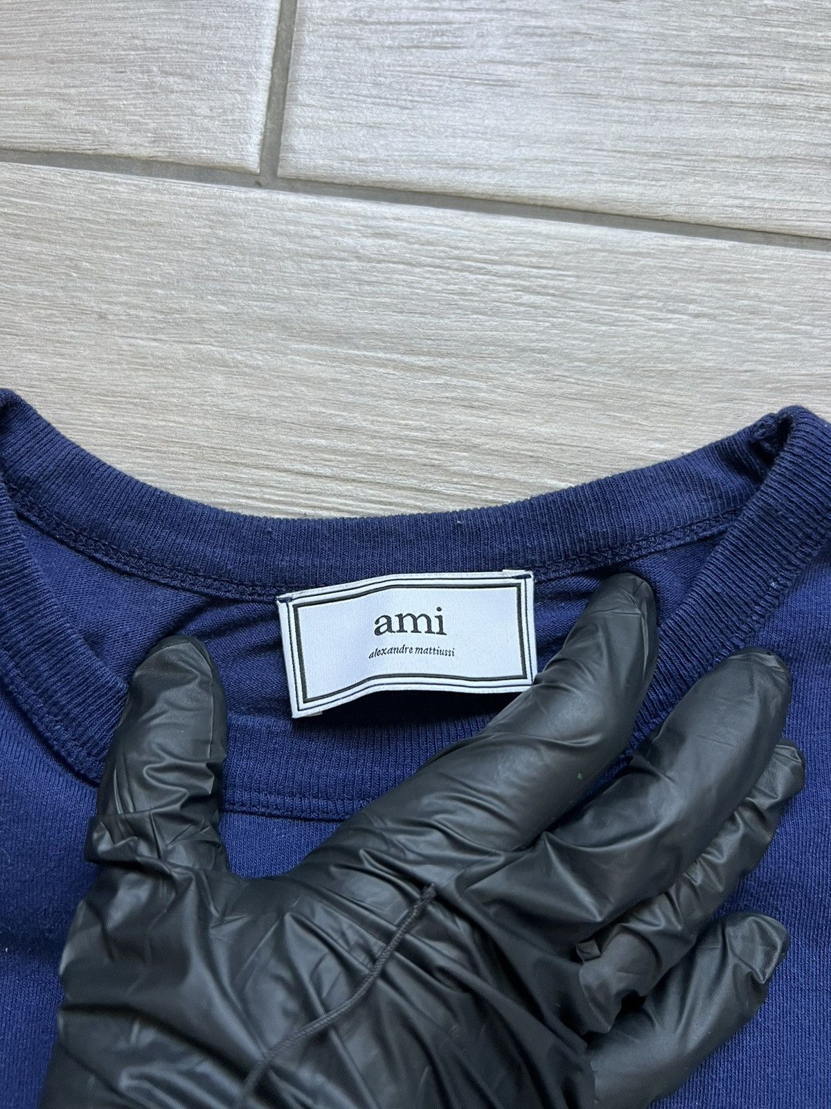 AMI Ami Family Center Logo Luxury T-Shirt Size US M / EU 48-50 / 2 - 6 Thumbnail