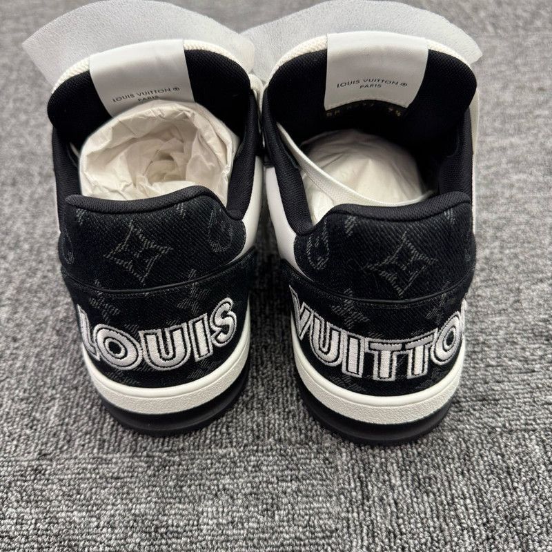Louis Vuitton Louis Vuitton Trainer Low Top Sneakers -2508 Size US 8 / EU 41 - 3 Thumbnail