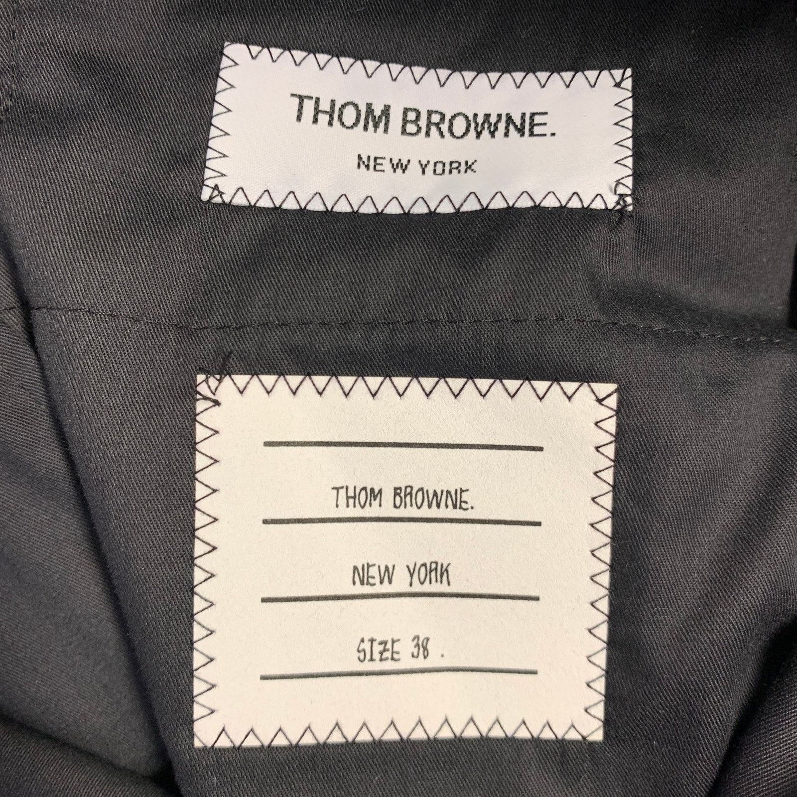 Thom Browne THOM BROWNE Size 2 Grey Wool Textured Flat Front Dress Pants Size 26" / US 2 / IT 38 - 5 Thumbnail