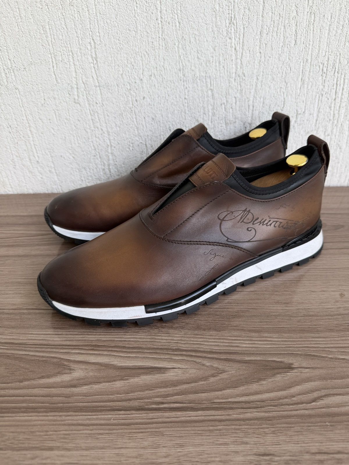Berluti Fast track scritto slip on Size US 11 / EU 44 - 2 Thumbnail