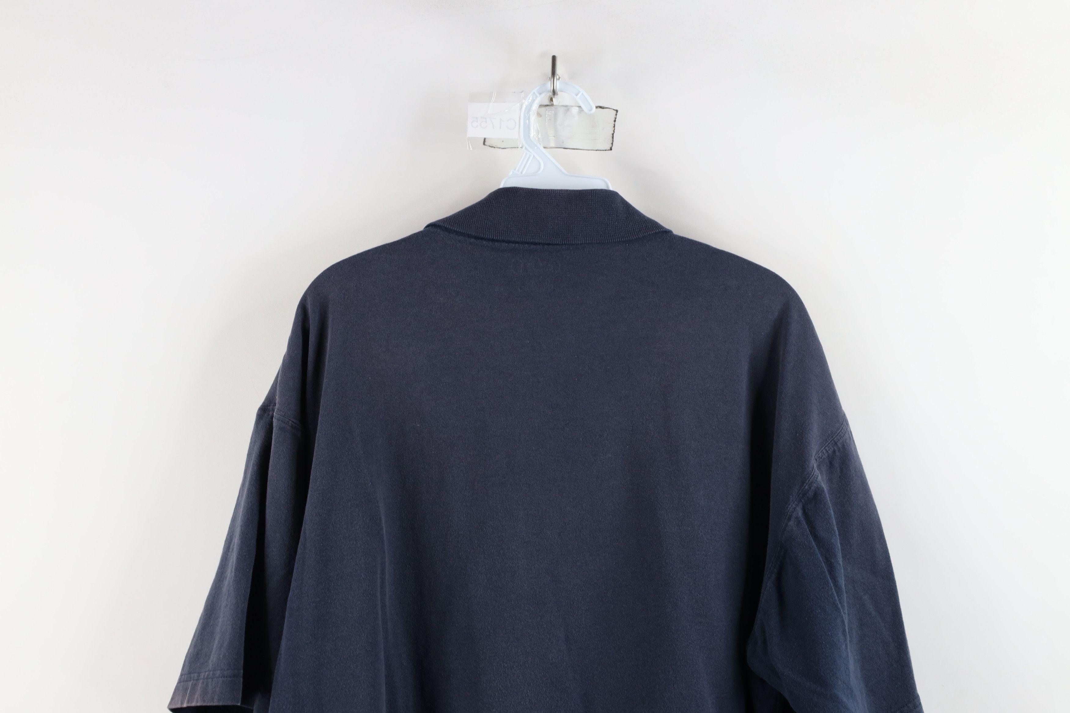 Carhartt × Vintage Vintage Carhartt Out Sun Faded Heavyweight Polo Shirt Blue Size US L / EU 52-54 / 3 - 13 Thumbnail