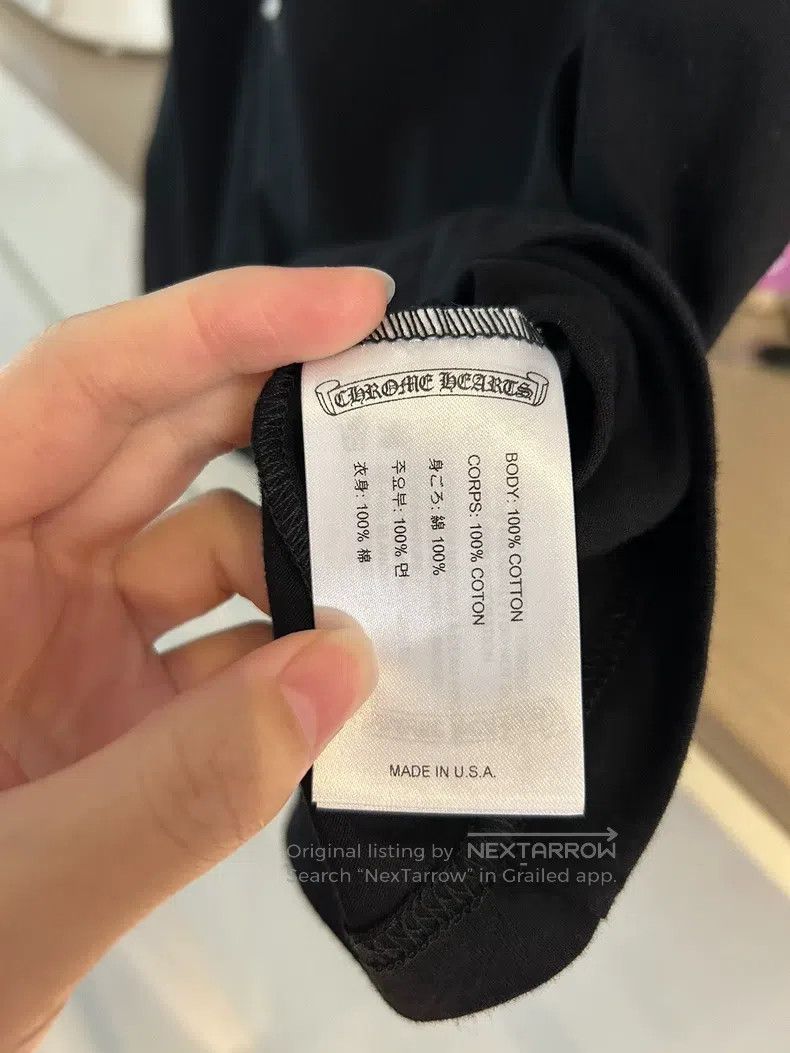 Chrome Hearts CHROME HEARTS Size L Color overlapping cross letter black p Size US L / EU 52-54 / 3 - 7 Thumbnail