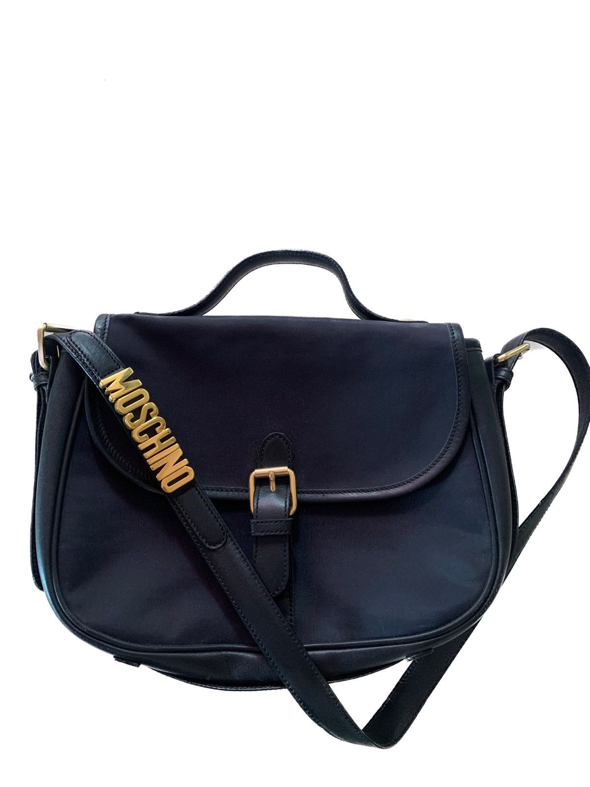Moschino Messenger Bag in Black, Women's