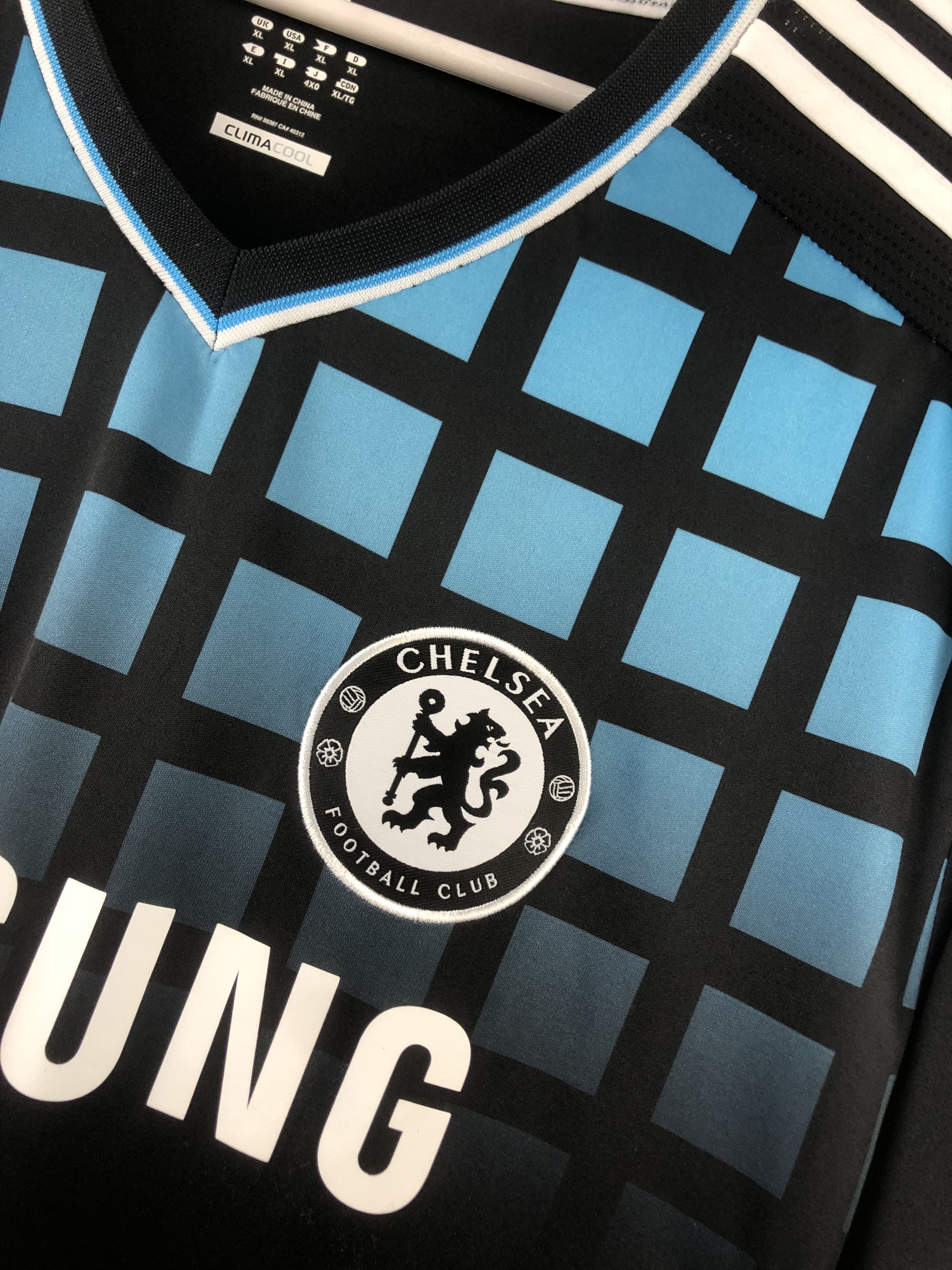 Adidas Chelsea Away football shirt 2011 Soccer Adidas Jersey Trikot Size US XL / EU 56 / 4 - 6 Thumbnail