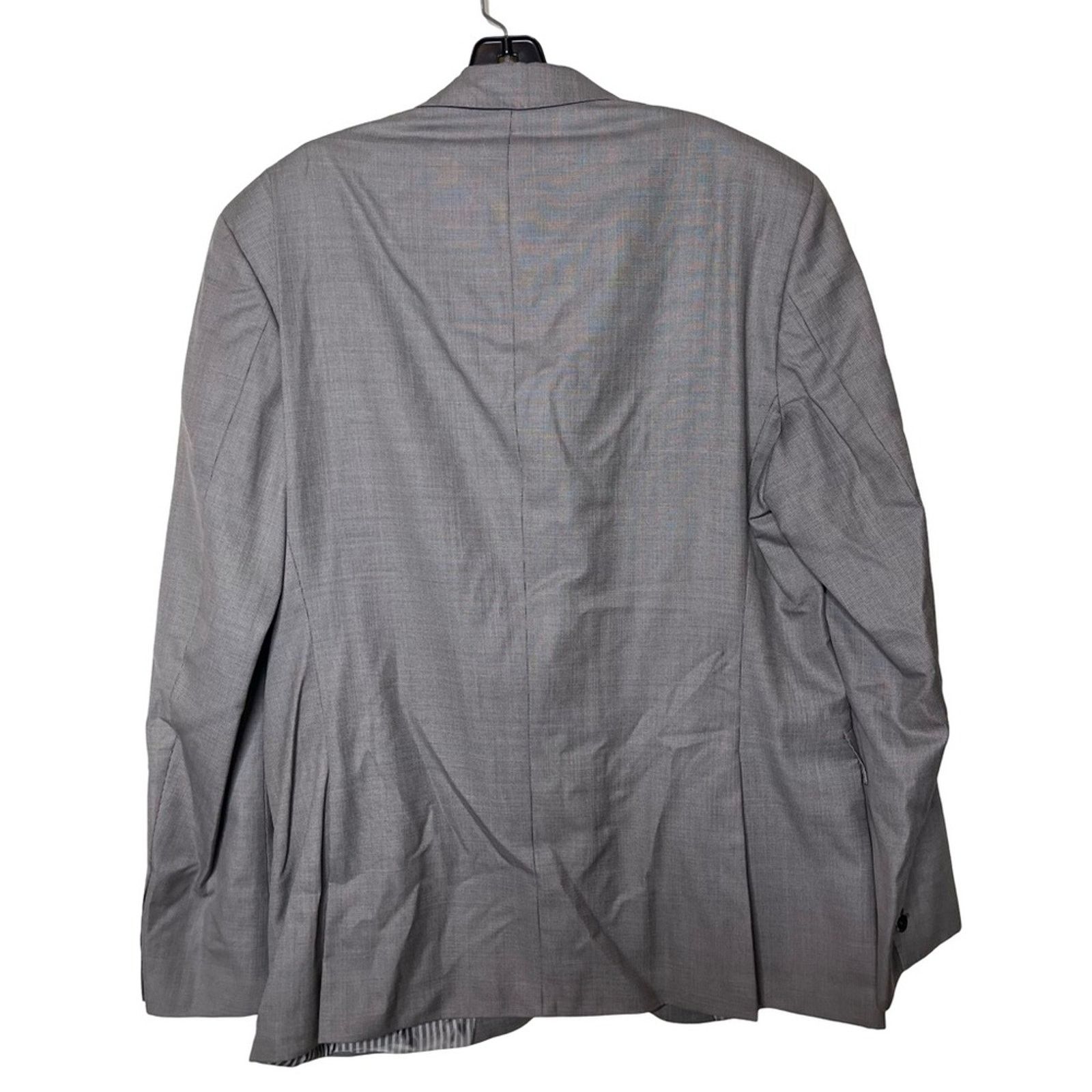 Hugo Boss Hugo Boss Light Grey wool silk blend 2 button blazer sz 42R Size US L / EU 52-54 / 3 - 2 Thumbnail