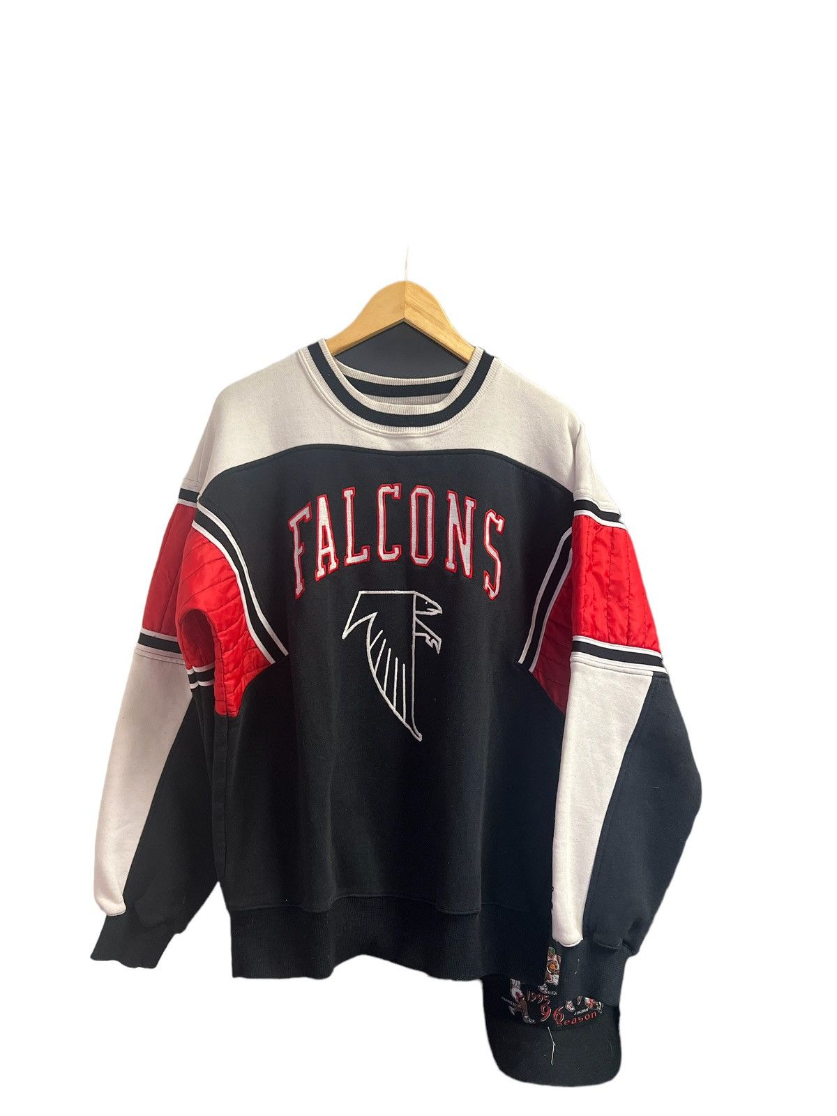 image of Vintage Falcons Starter Deion Sanders Colorado Football in Black, Men's (Size XL)