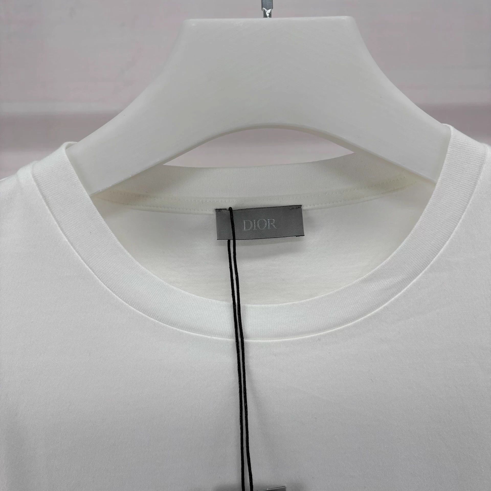 Dior Dior White Sequin Logo Short-Sleeve Tee XL NWT Size US XL / EU 56 / 4 - 3 Thumbnail