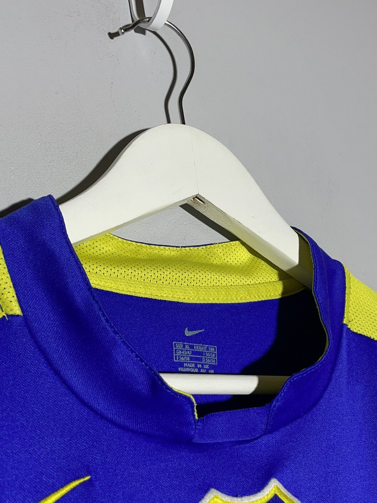 Nike Boca Juniors Nike 2004/05 Y2k Centre Logo Football Shirt Size US XL / EU 56 / 4 - 9 Thumbnail