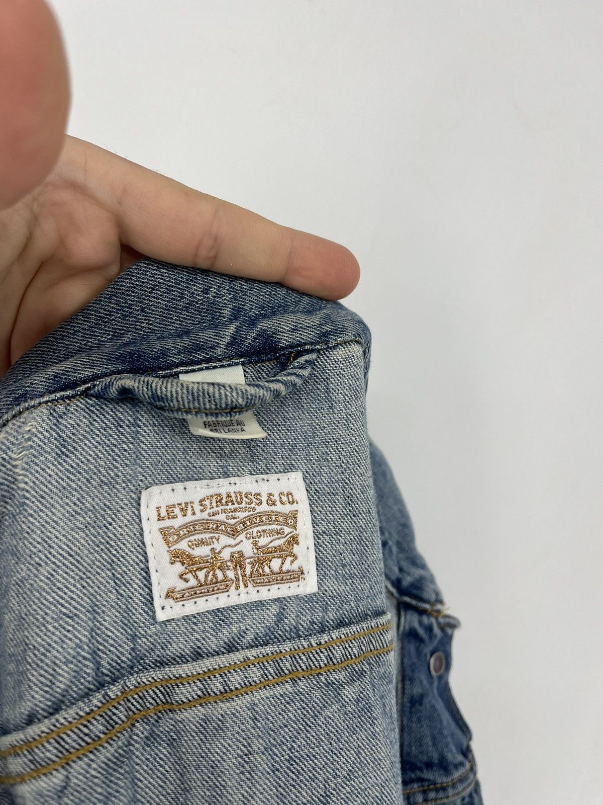 Levi's × Vintage Womens Vintage Levis Denim Jeans Jacket 90s Retro Size XS Size XS / US 0-2 / IT 36-38 - 6 Thumbnail