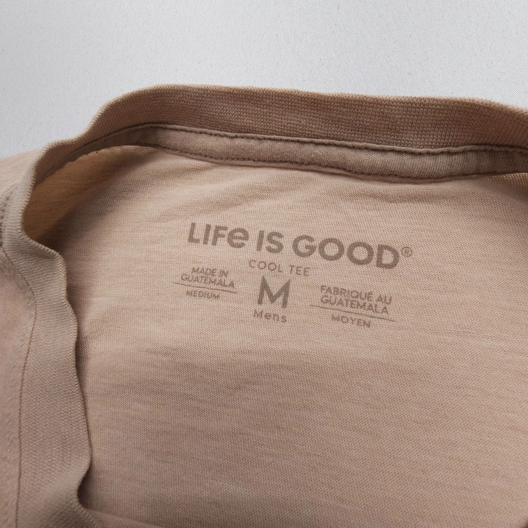 Life is Good Life is Good Crusher Tee Mens M Short Sleeve Graphic Print Logo Crew Neck Multicolor Knit Cotton Polyester Regular Tee Shirt Size US M / EU 48-50 / 2 - 6 Thumbnail