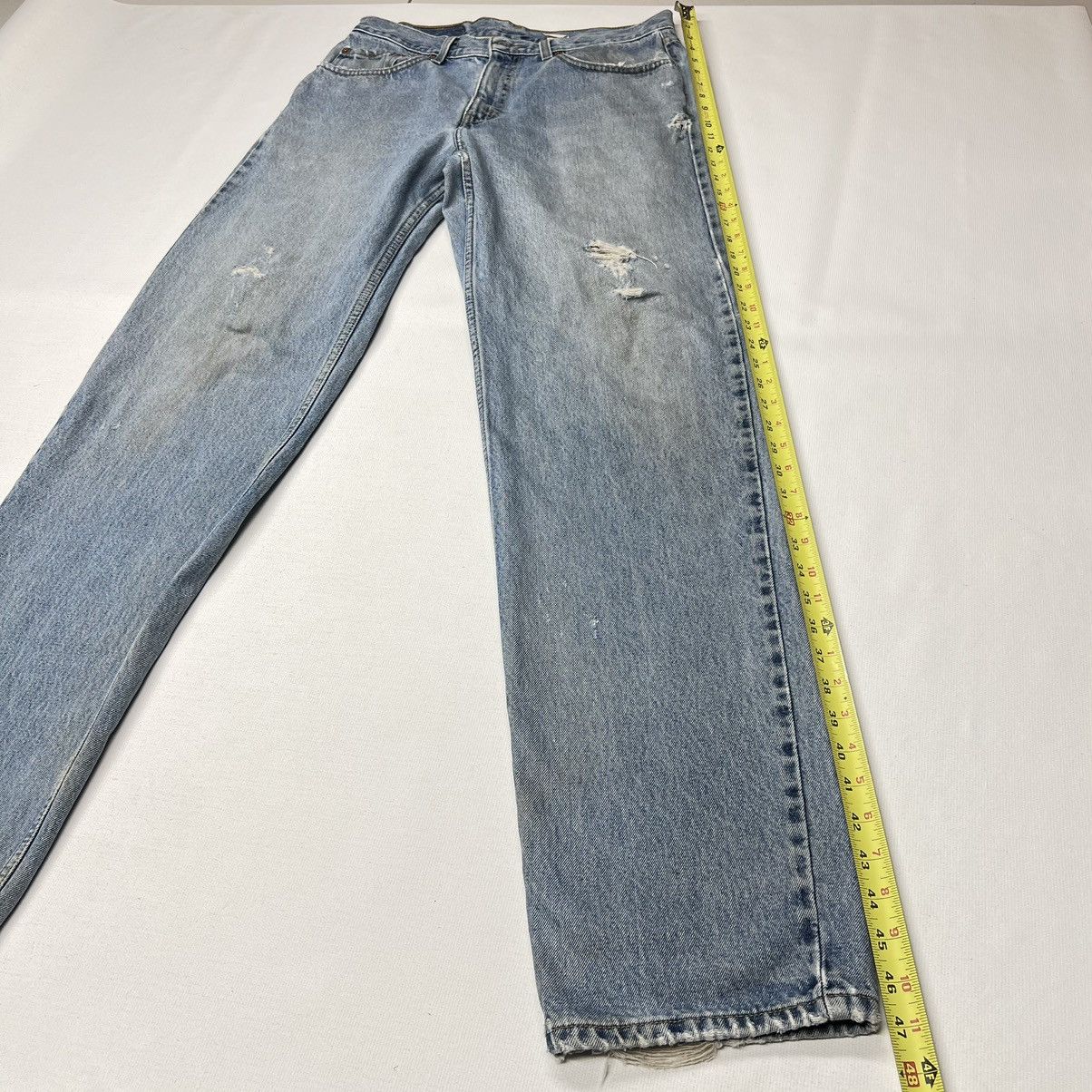 Levi's × Vintage VTG Levis 550 Jeans Blue Relaxed Fit Baggy Distressed Size US 34 / EU 50 - 20 Thumbnail