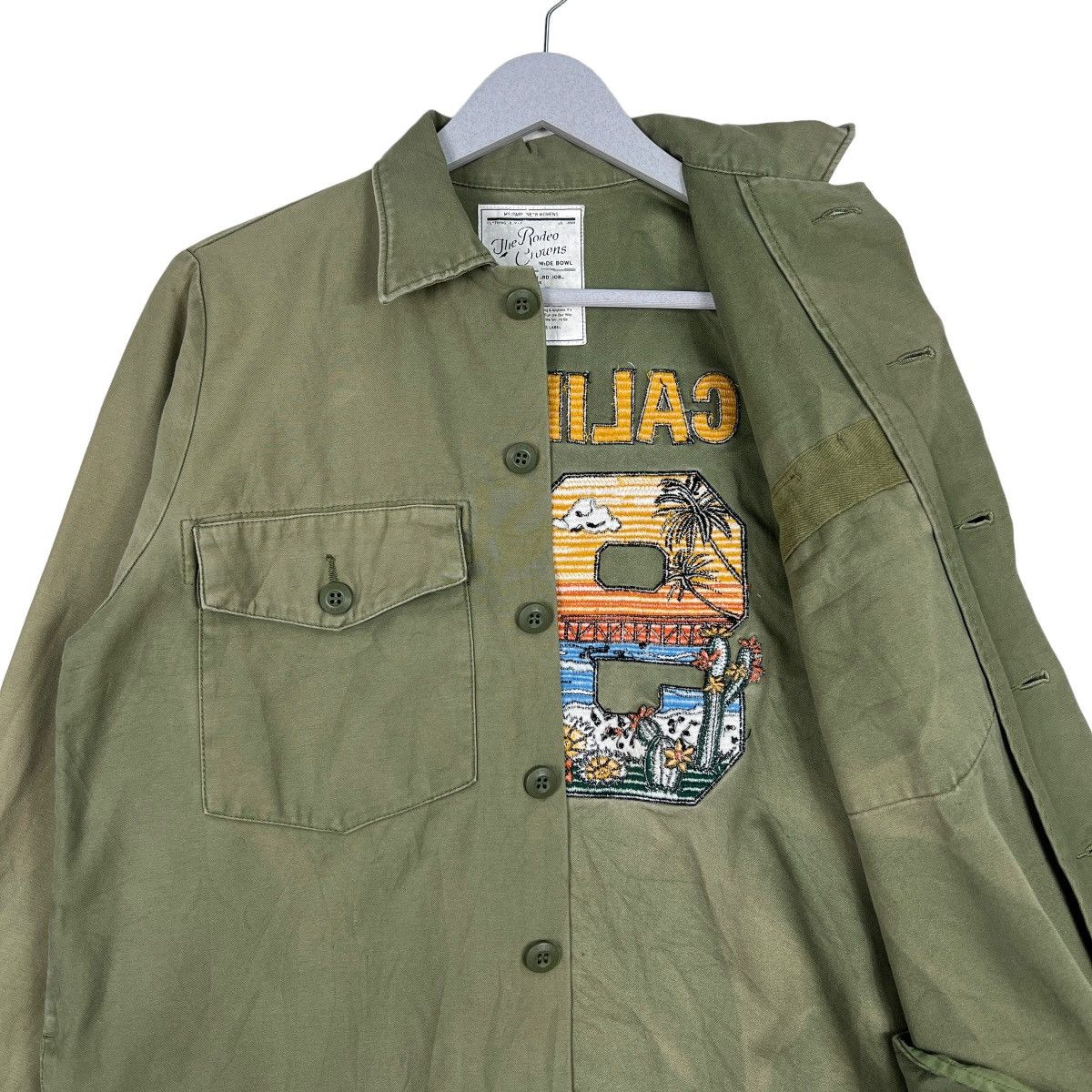 Japanese Brand 🔥 RODEO CROWNS MILITARY JACKET Size US M / EU 48-50 / 2 - 11 Thumbnail