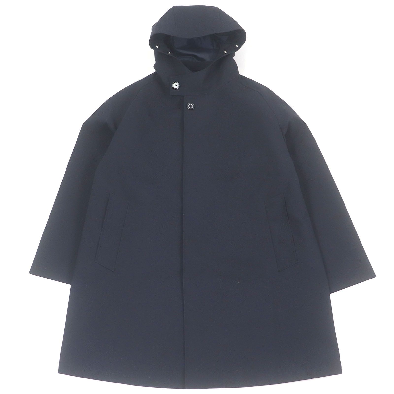 Other Mackintosh Philosophy Flyfront Hooded Polyester Coat Plastic Outerwear H1C89-165-29