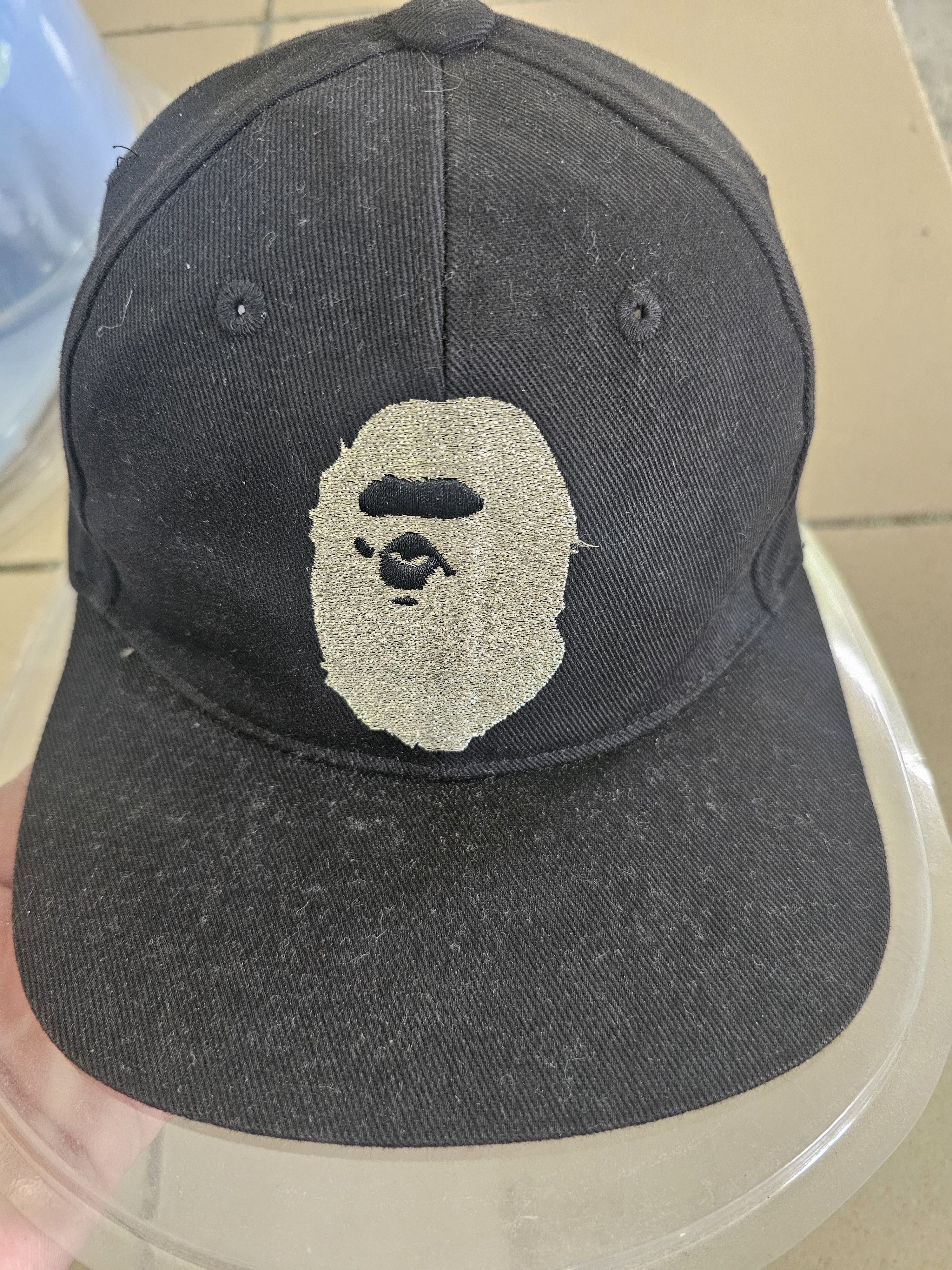 Bape Rare Vintage BAPE Big Logo Blockhead Size ONE SIZE - 1 Thumbnail