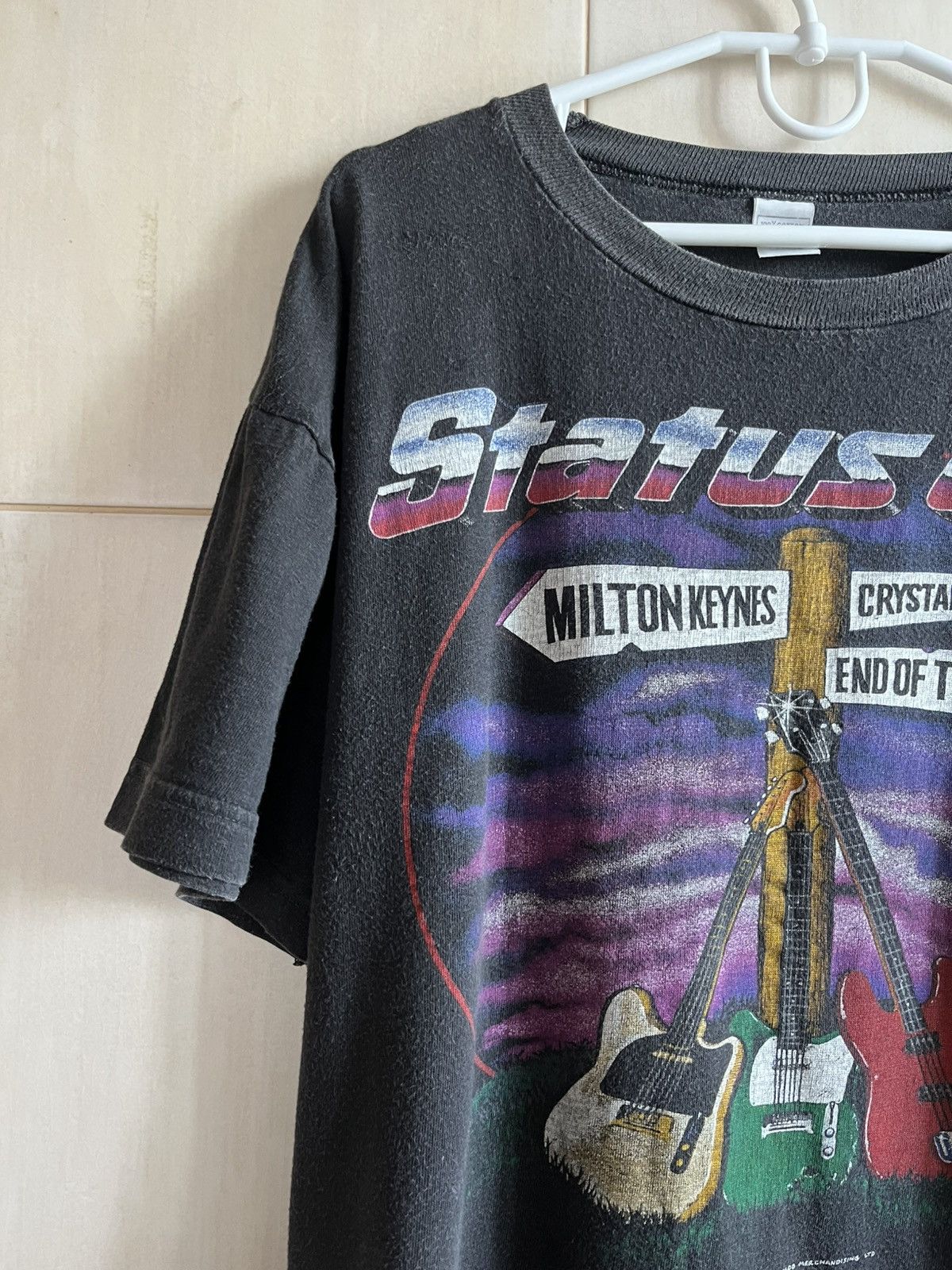 Vintage Vintage 1984 Status Quo Shirt The Final Gig Rock Band Tee Size US L / EU 52-54 / 3 - 3 Thumbnail