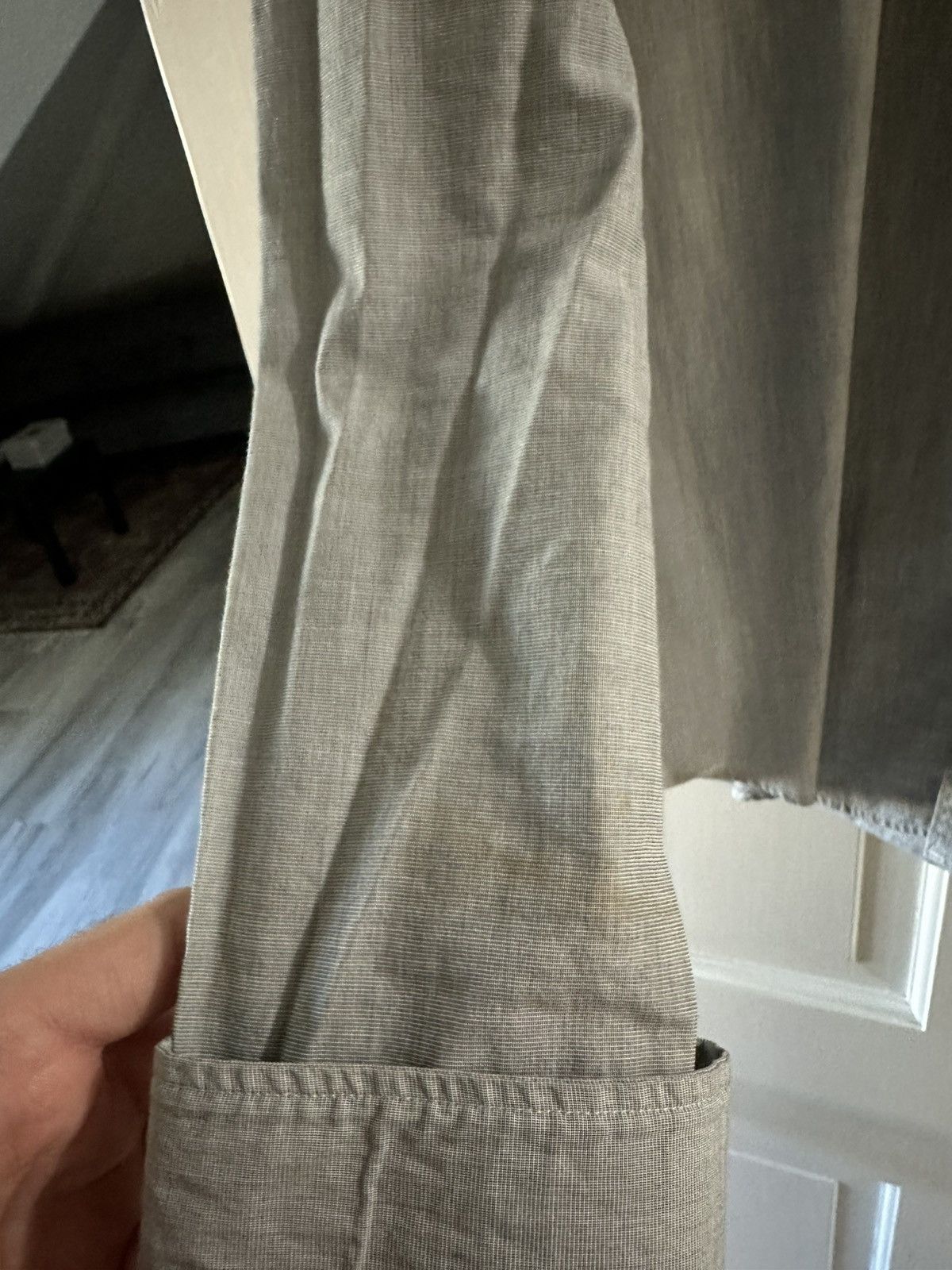 Gucci Gucci Button-Up Shirt Men’s Grey - Size S / Slim Size US S / EU 44-46 / 1 - 4 Thumbnail
