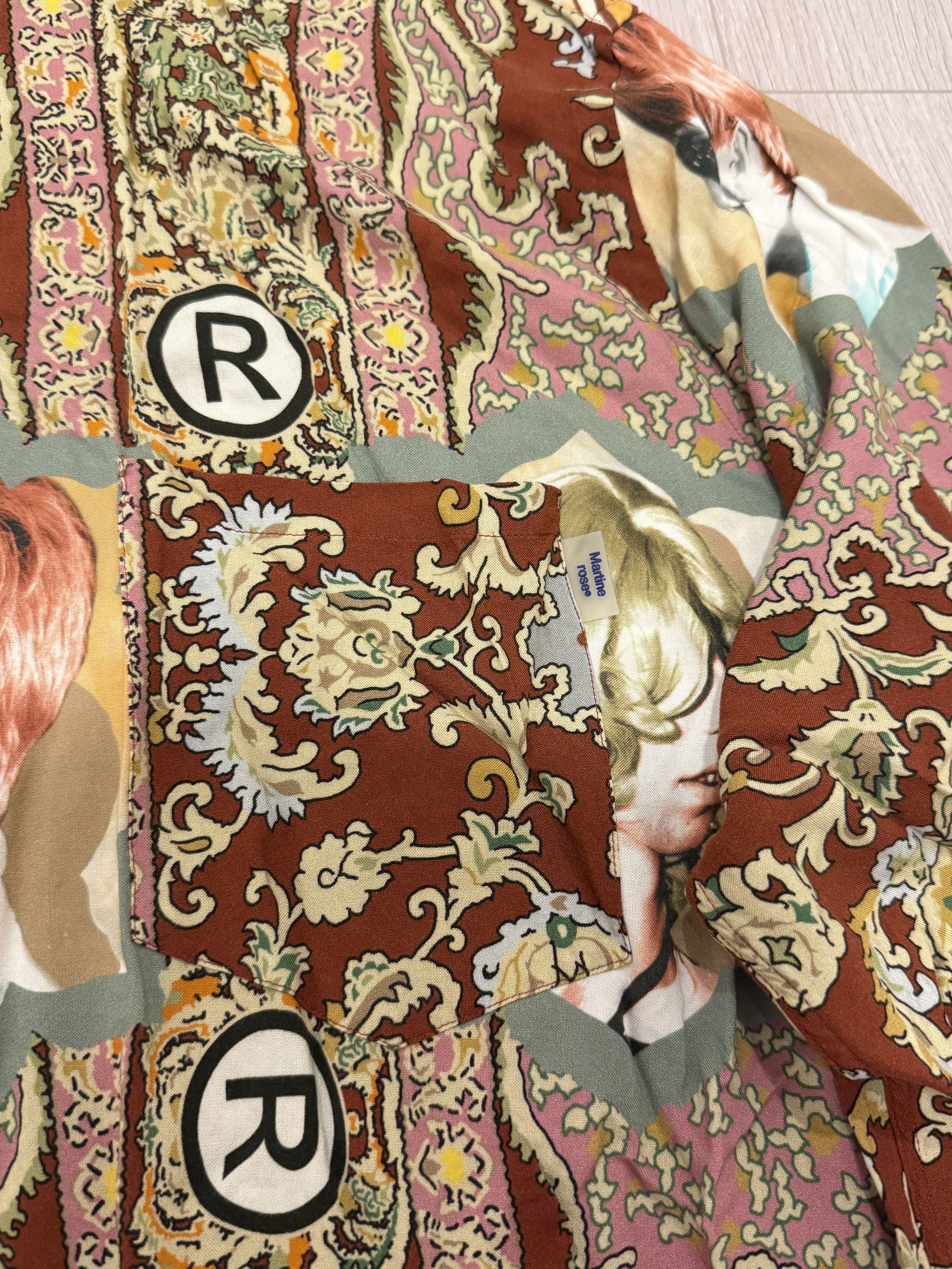 Martine Rose Martine Rose red paisley portrait button-up shirt Size US S / EU 44-46 / 1 - 2 Thumbnail