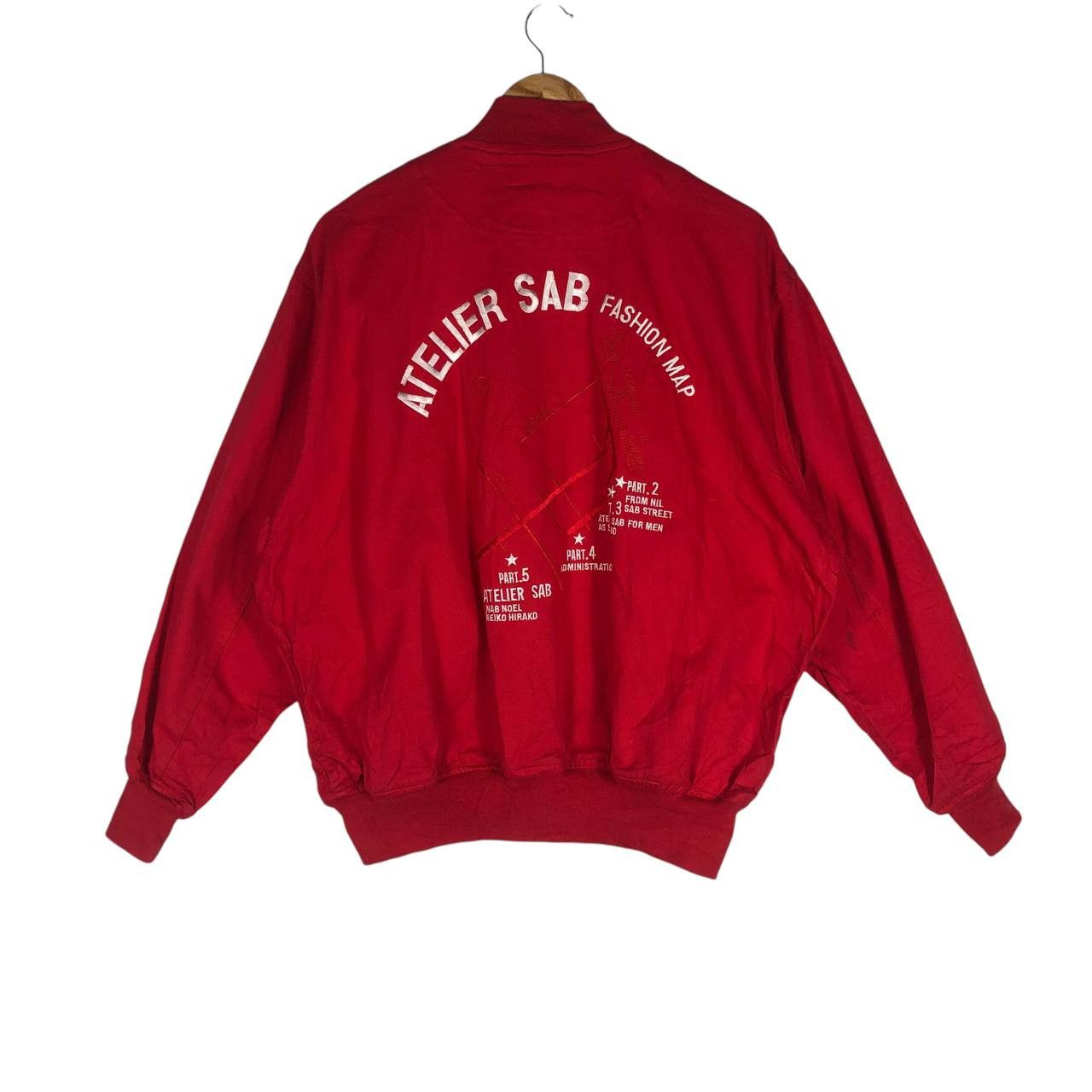 Japanese Brand Vintage Atelier Sab Zipper Jacket Size US L / EU 52-54 / 3 - 6 Thumbnail