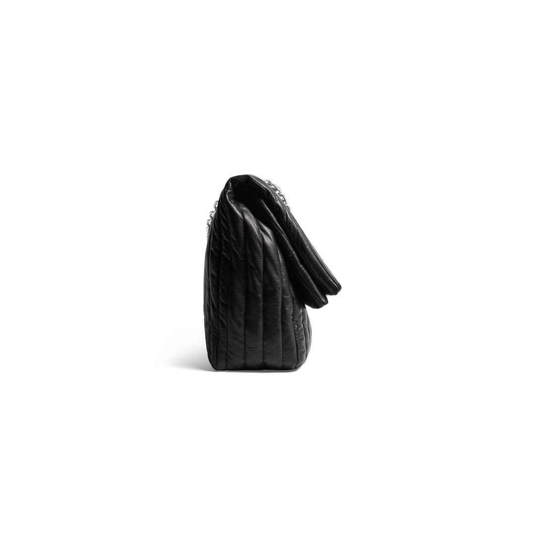 Balenciaga o1tr1nto1025 Size: OS / Monaco Large Chain Bag Quilted Black Size ONE SIZE - 6 Thumbnail