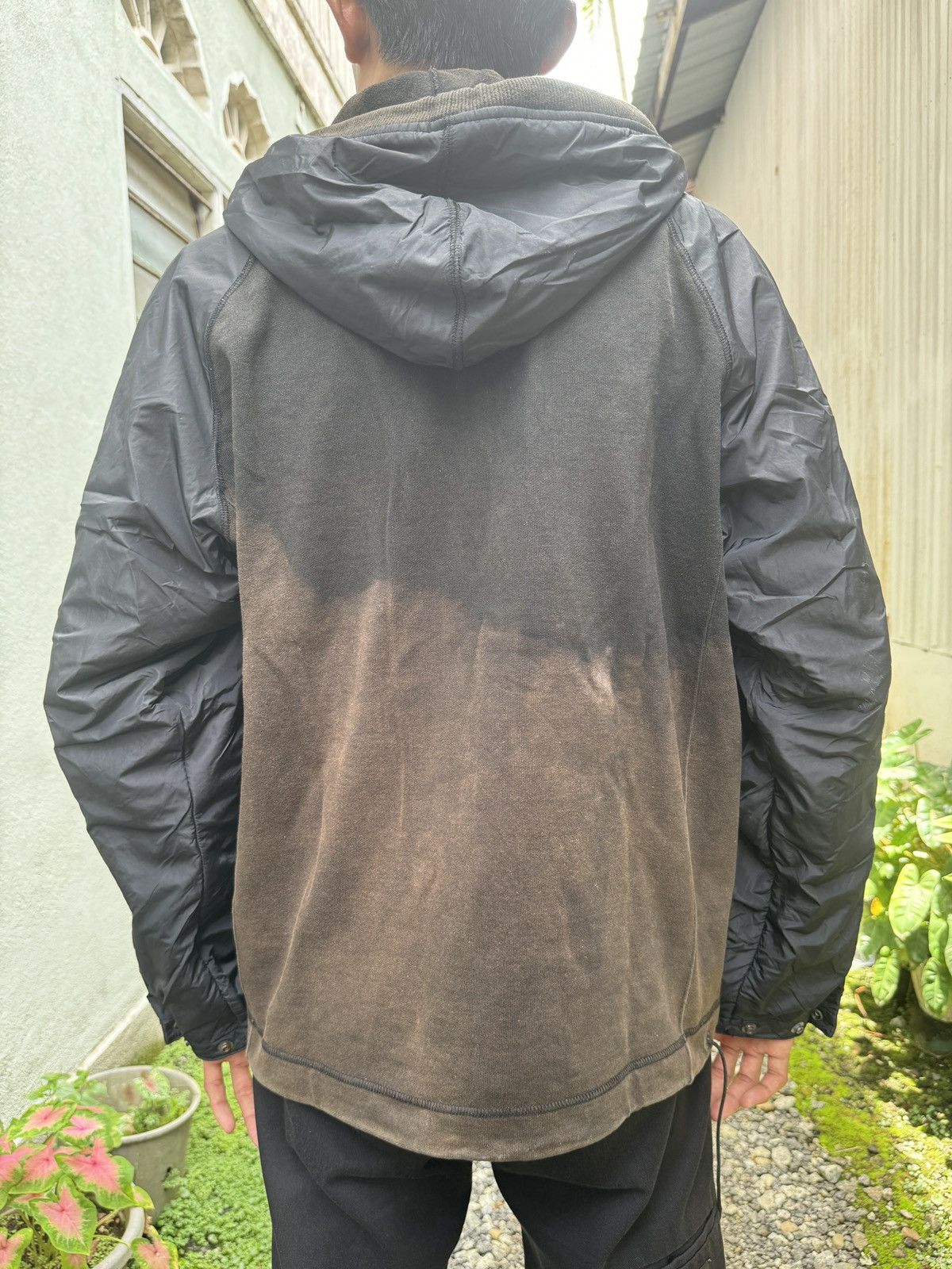 Issey Miyake 1990 Issey Miyake - Faded Hoodie Jacket Size US M / EU 48-50 / 2 - 12 Thumbnail