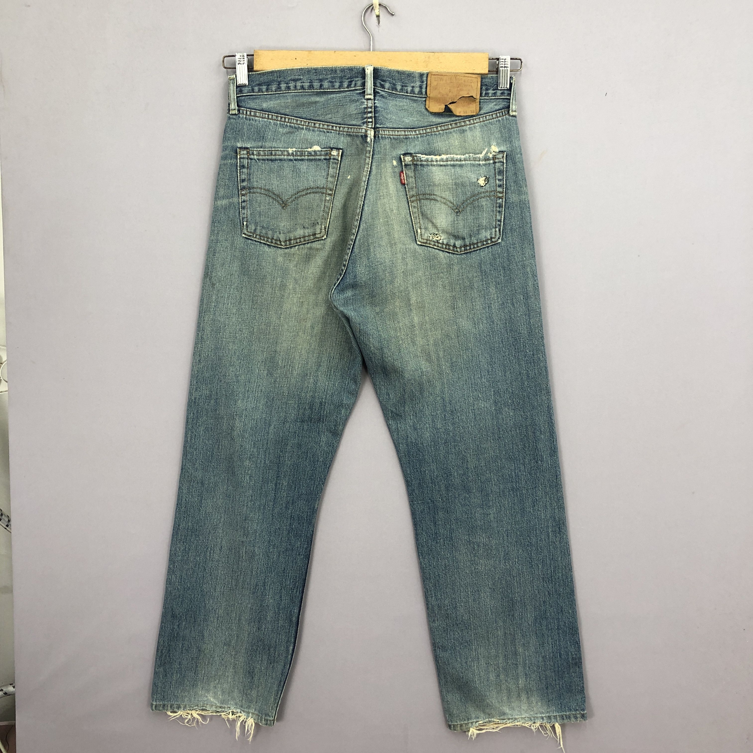 Levi's Vintage Levis Selvedge Jeans Levi's Redline Mud Wash Denim Size US 32 / EU 48 - 2 Thumbnail