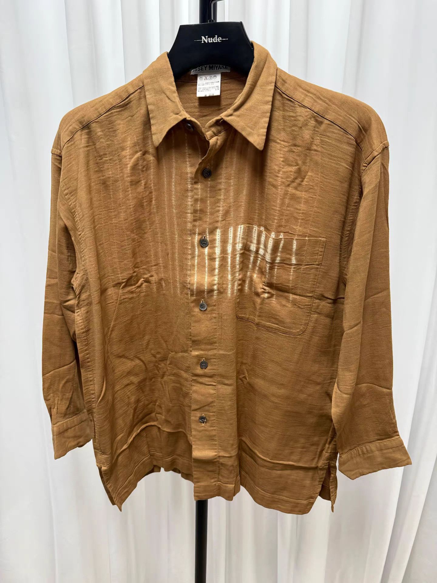 Issey Miyake Issey Miyake Main Line Faded Uneven Stripe Shirt K20 Size US M / EU 48-50 / 2 - 1 Thumbnail