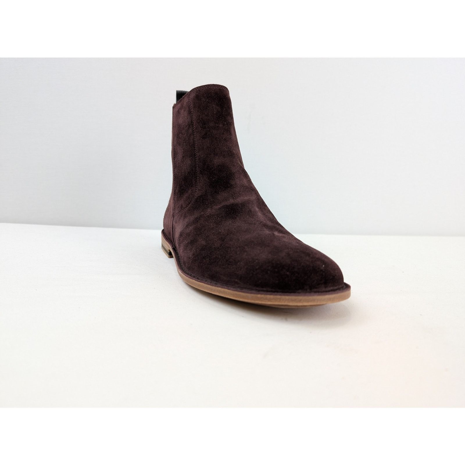 Bottega Veneta o1rshd1 Chelsea Boots in Burgundy Suede Size US 8.5 / EU 41-42 - 2 Thumbnail