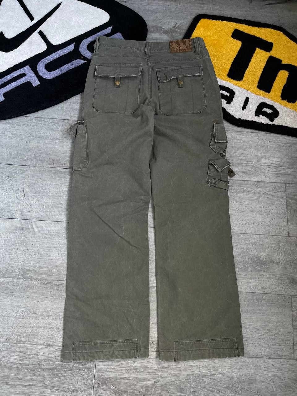 Japanese Brand × Streetwear × Vintage vintage rare cargo japanese brand cargo pants Size US 34 / EU 50 - 9 Thumbnail