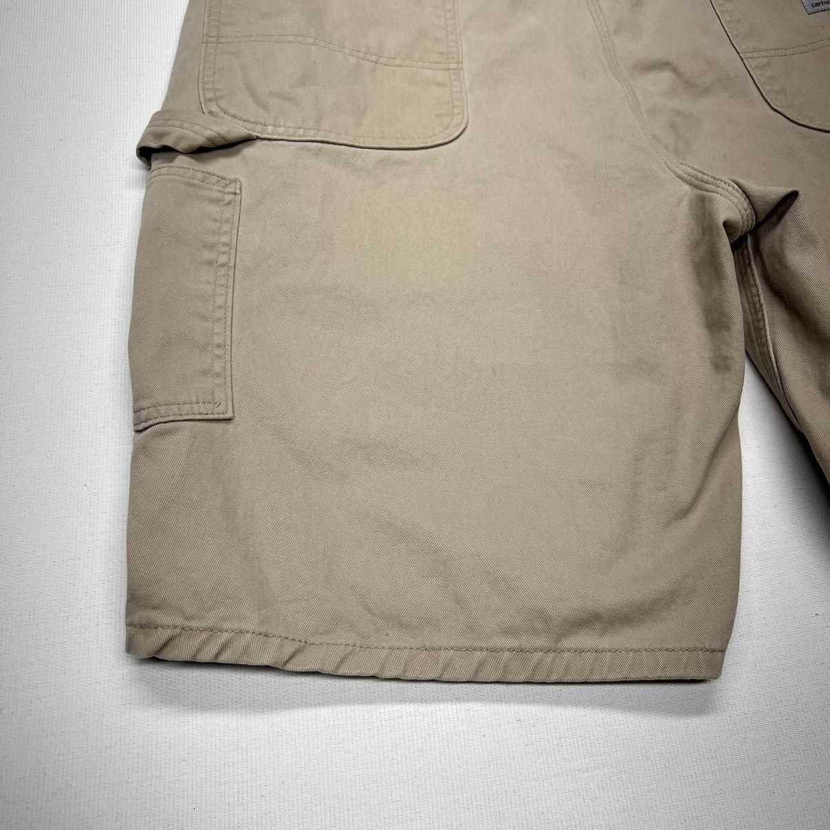 Carhartt × Vintage Carhartt Shorts Beige Relaxed Fit Carpenter Workwear Tan Y2K Size US 40 / EU 56 - 16 Thumbnail
