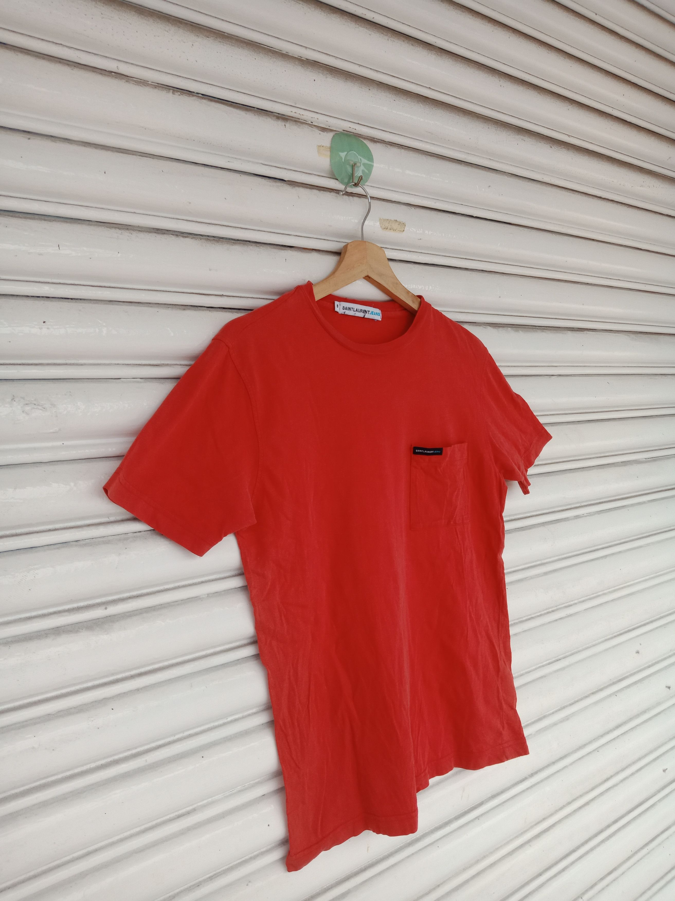Saint Laurent Paris Saint Laurent Paris Pocket Tee Size US S / EU 44-46 / 1 - 4 Thumbnail