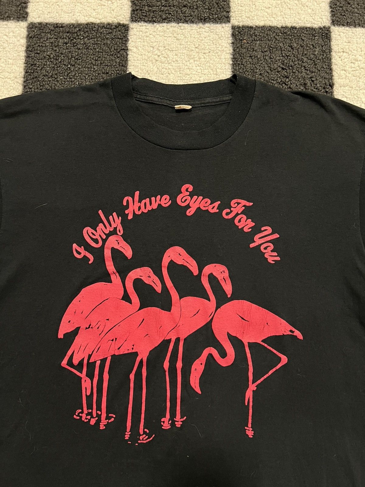 Vintage Vintage 90's "Pink Flamingos" Eyes for you Tee Size US L / EU 52-54 / 3 - 2 Thumbnail