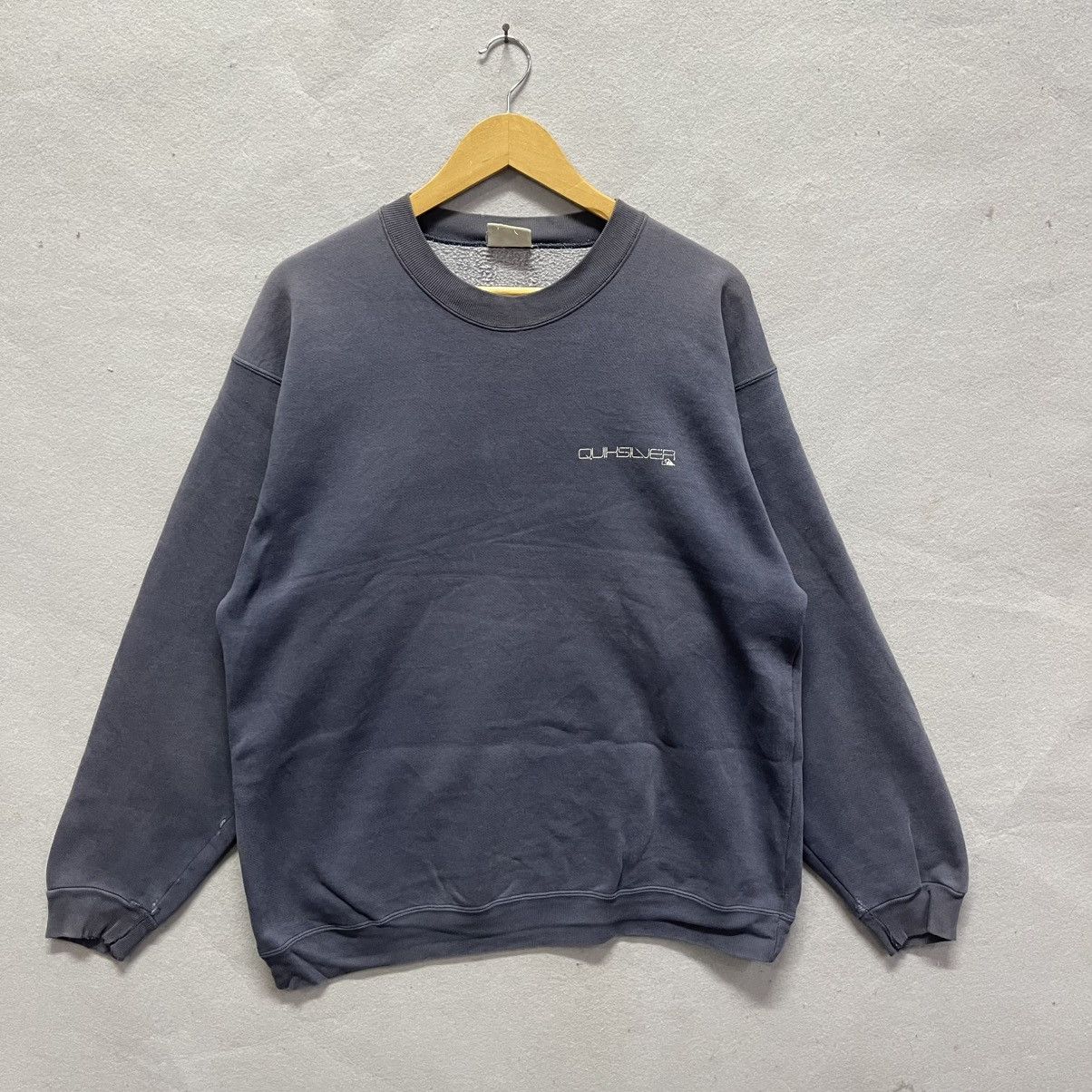 Quiksilver Vintage 2000s Quiksilver Surf Sweatshirt –Embroidered Logo Size US L / EU 52-54 / 3 - 3 Thumbnail