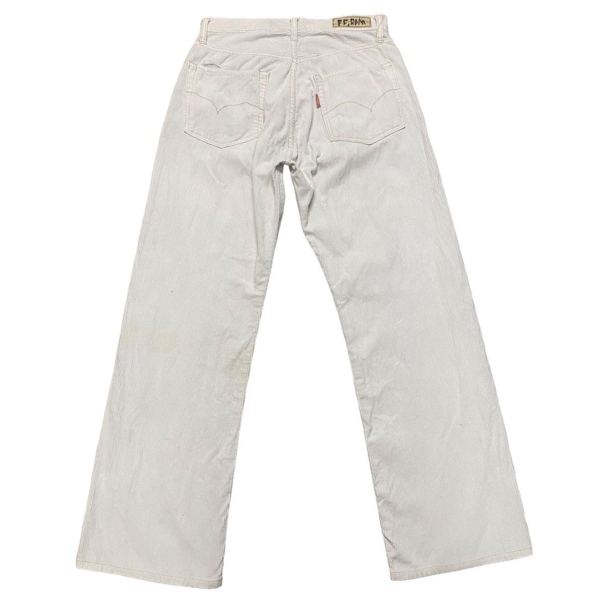 45rpm Vintage 45rpm White Corduroy Pants Size US 29 - 2 Thumbnail