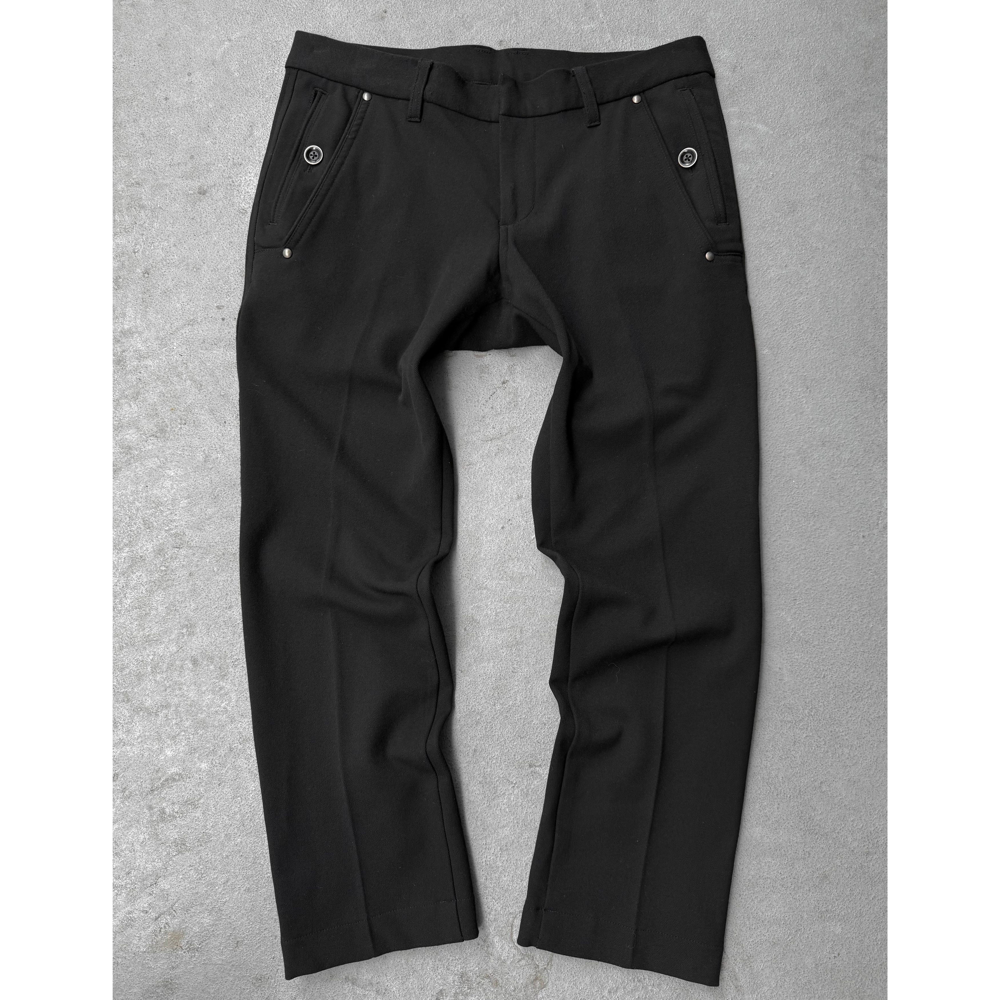 5351 POUR LES HOMMES 5351 Pour Les Hommes Early 00s Low Rise Dress Pants Size US 28 / EU 44 - 1 Thumbnail