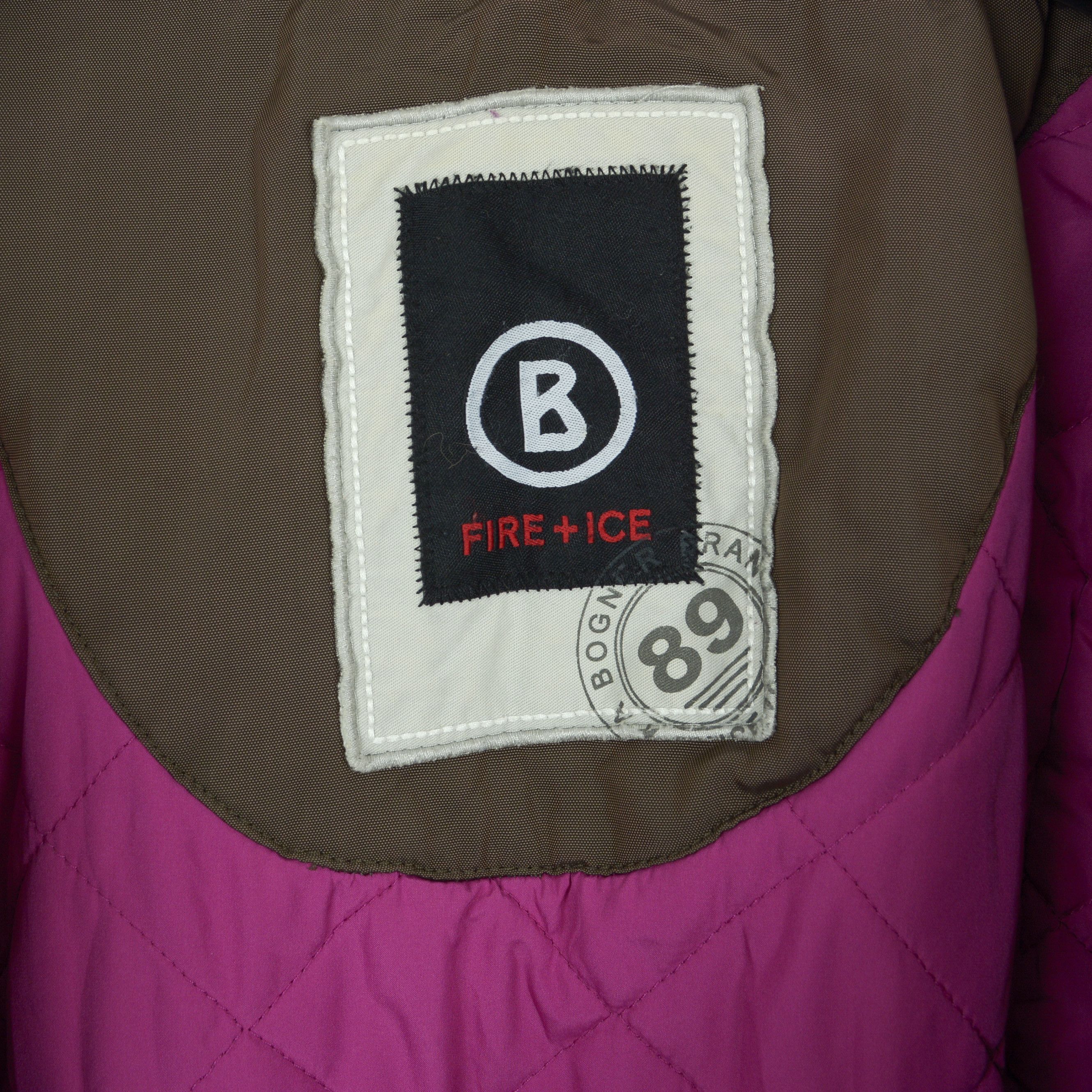 Bogner Fire + Ice Women L Padded Parka Hooded Jacket Zip Up Coat Size L / US 10 / IT 46 - 5 Thumbnail