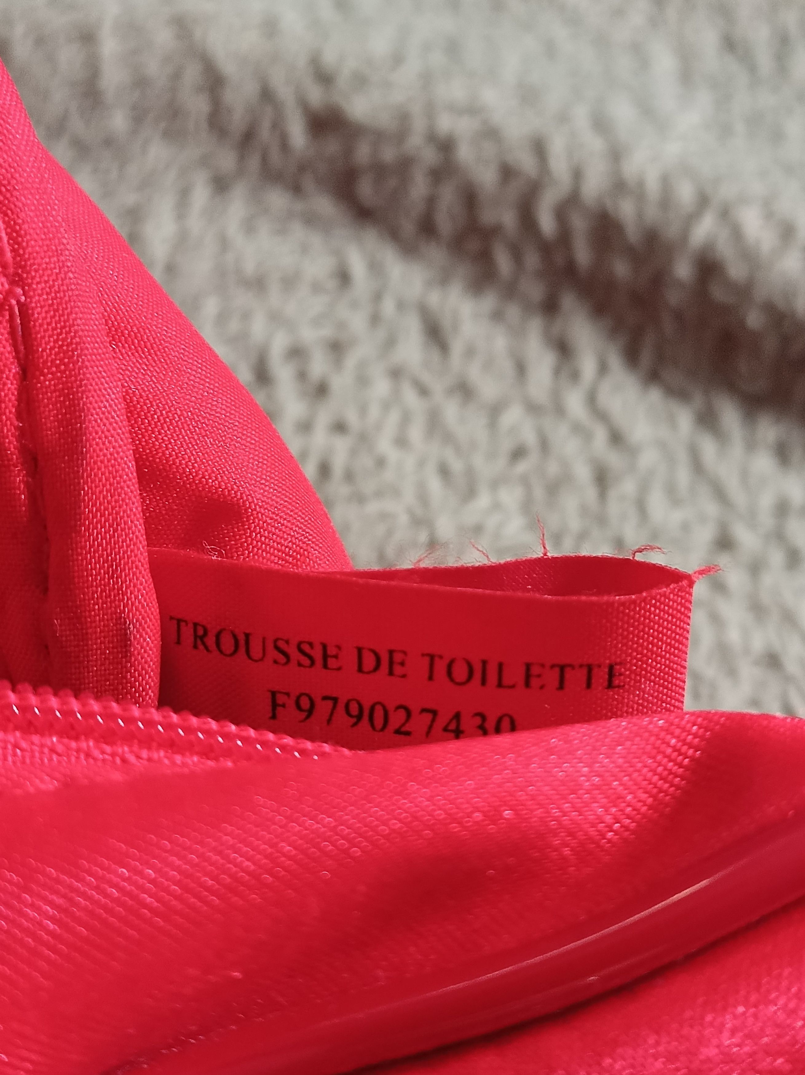 Dior Dior Vintage Red Cosmetic Travel Bag Pouch Size ONE SIZE - 6 Thumbnail
