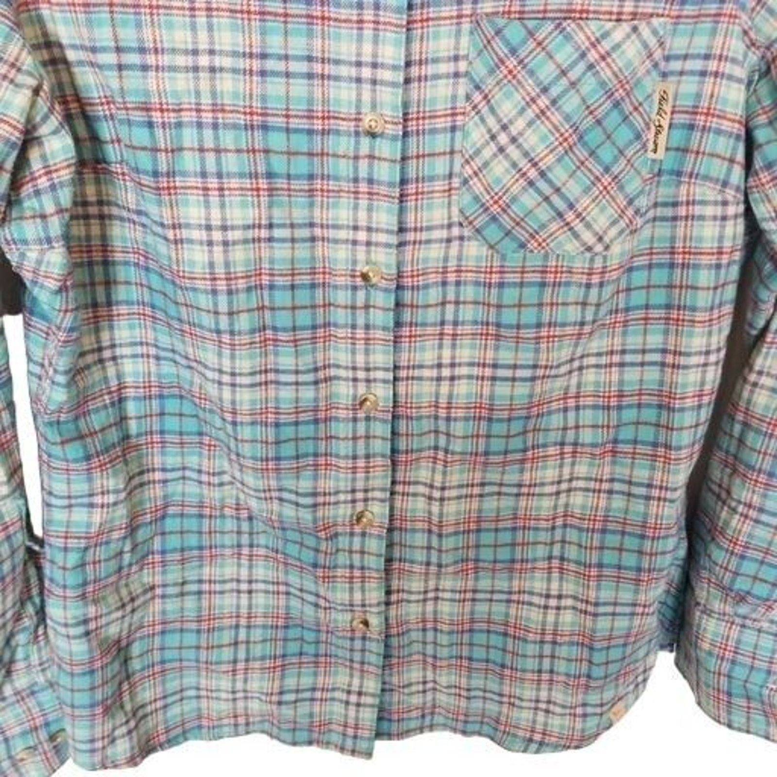 Field & Stream Field & Stream Womens Flannel Shirt Plaid Sz M Gorpcore Size US M / EU 48-50 / 2 - 3 Thumbnail
