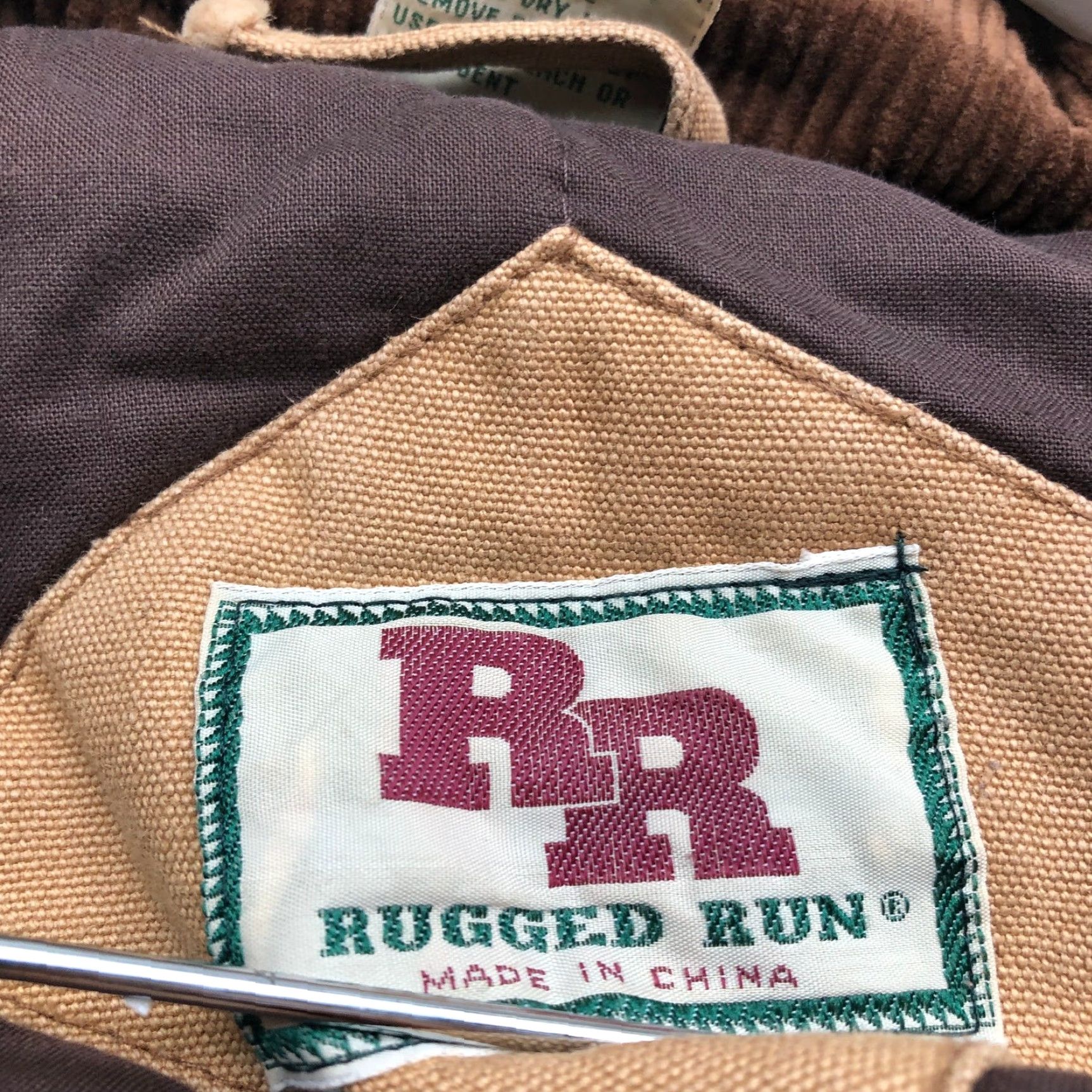 Vintage VINTAGE Rugged Run Coat Mens XL Brown Duck Canvas Quilted Lined Full Zip Pockets Long Sleeve Barn Chore Coat Work Jacket Size US XL / EU 56 / 4 - 4 Thumbnail