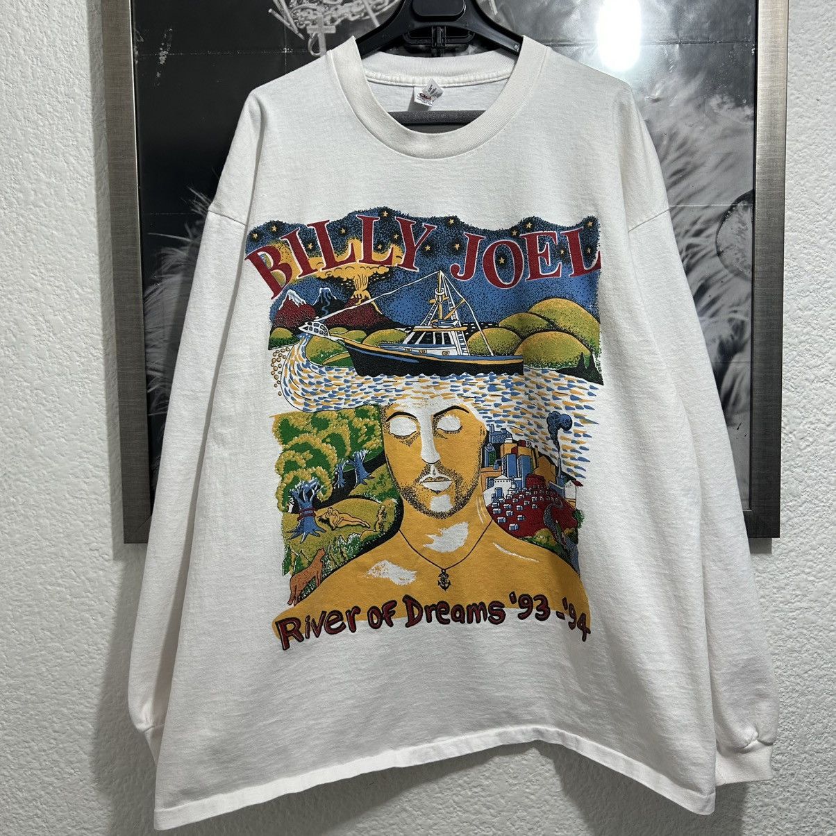 BILLY JOEL  OF DREAMS 94-95 Tシャツ XL POST JUNK / 90's BILLY JOEL “RIVER OF DREAMS WORLD TOUR 1993