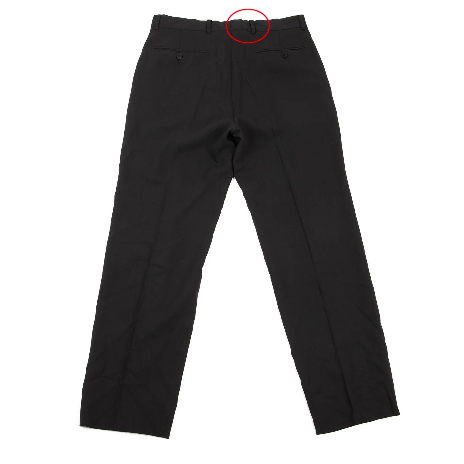 Emporio Armani Wool Center Press Pants in Black, Size 46 Size US 30 / EU 46 - 13 Thumbnail