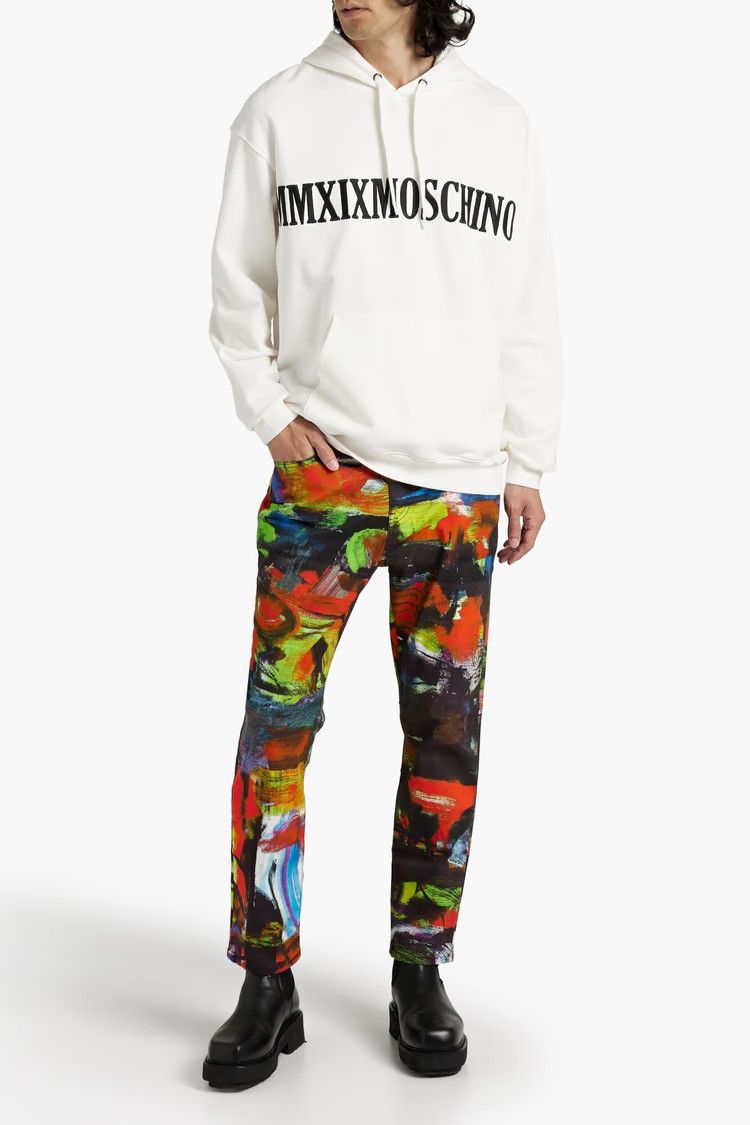 Moschino o1y0225 Denim Pant in Multicolor Size US 32 / EU 48 - 2 Thumbnail