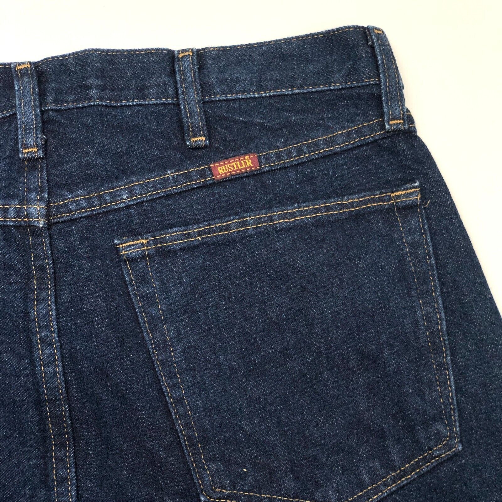 Rustler rustler regular fit straight leg dark wash blue jeans Size US 34 / EU 50 - 8 Thumbnail
