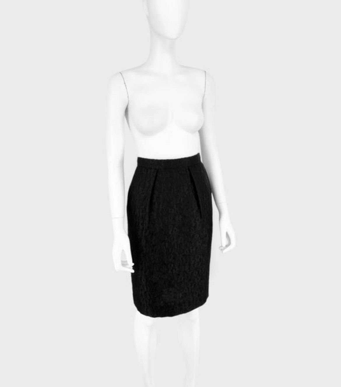 Miu Miu Miu Miu Silk Floral Pencil Skirt - XS Size 26" / US 2 / IT 38 - 3 Thumbnail