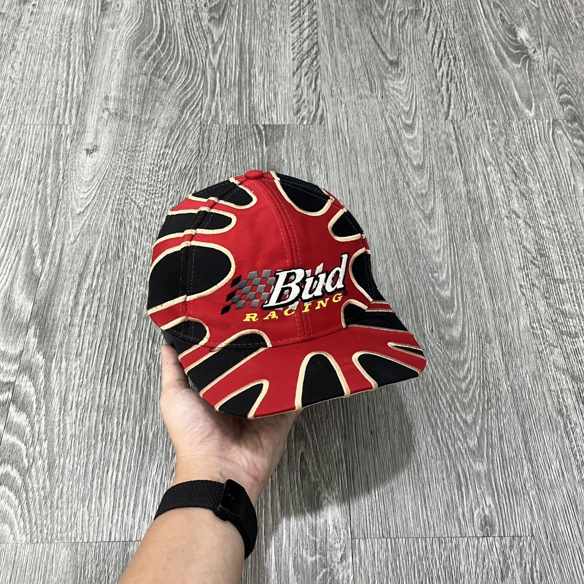 Starter Vintage Budweiser Nascar Racing Checkered Flag By.Starter Size ONE SIZE - 1 Thumbnail