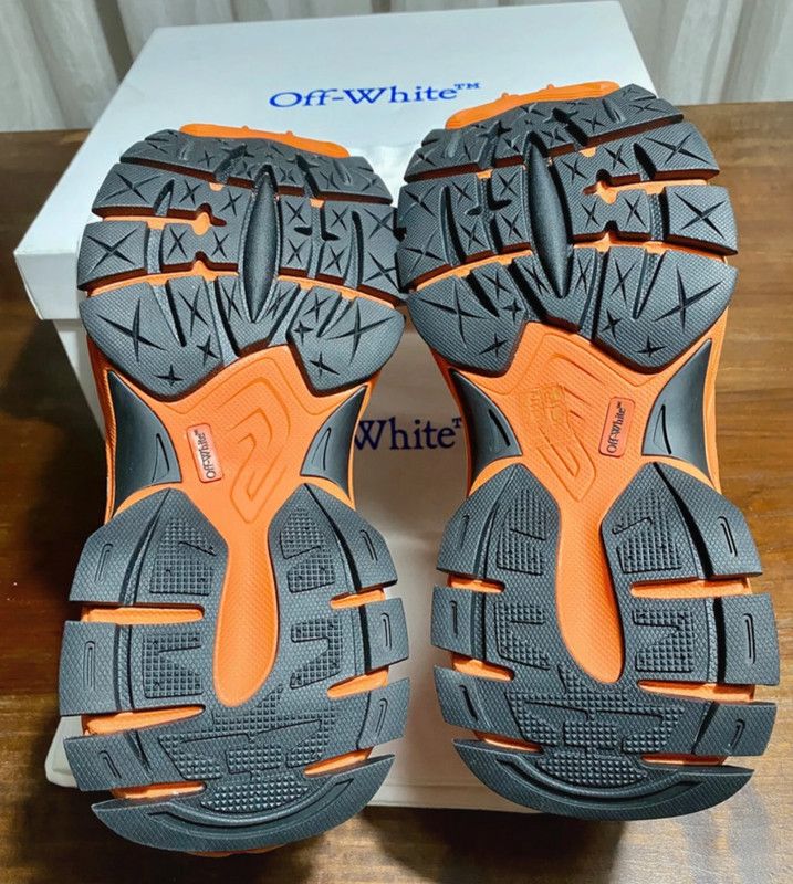 Off-White Off-White Glove Slip On Orange / Black Sneakers Size US 9 / EU 42 - 10 Thumbnail