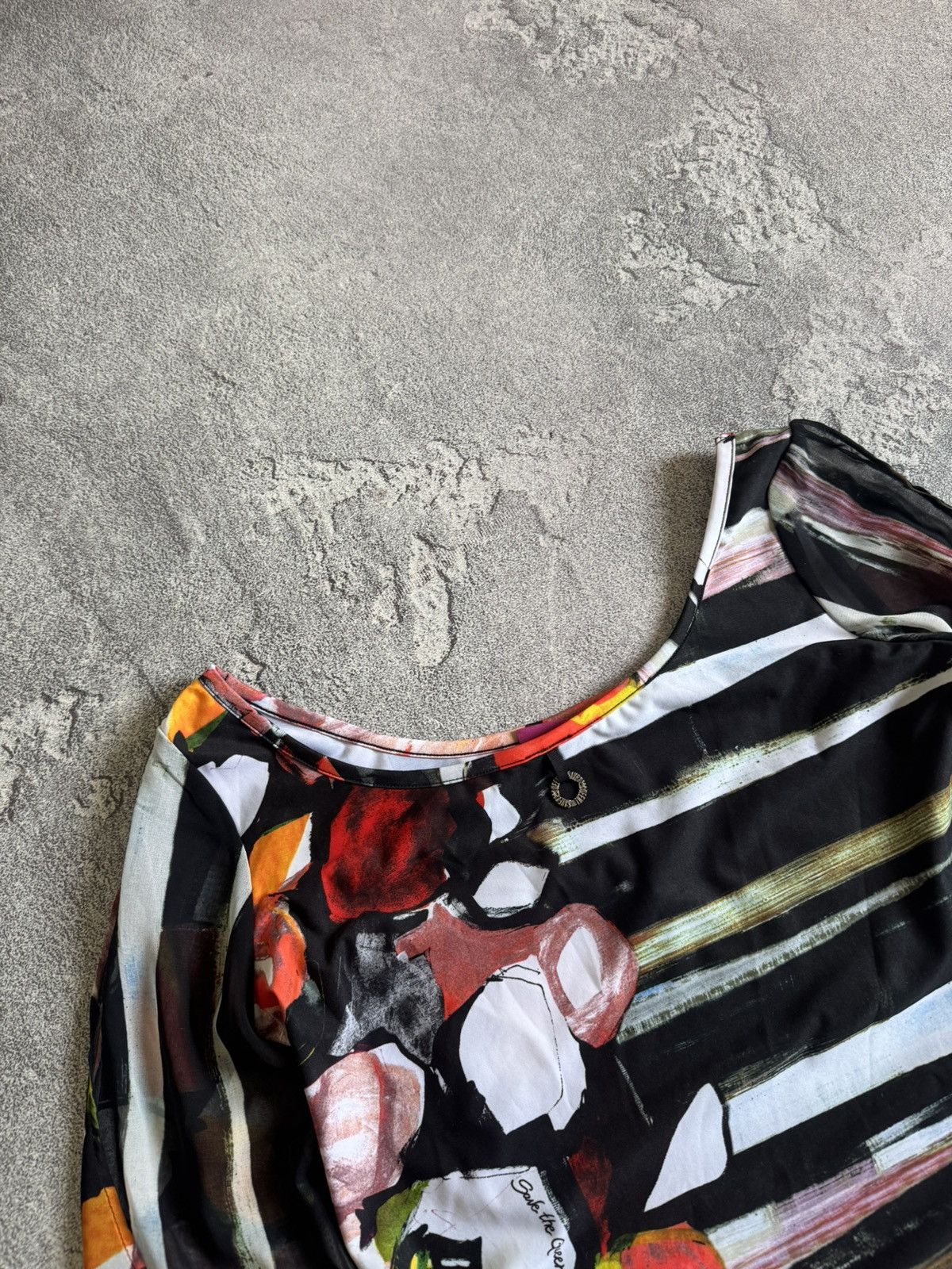 Designer Save the Queen S all printed top blouse shirt Avantgarde Size S / US 4 / IT 40 - 16 Thumbnail