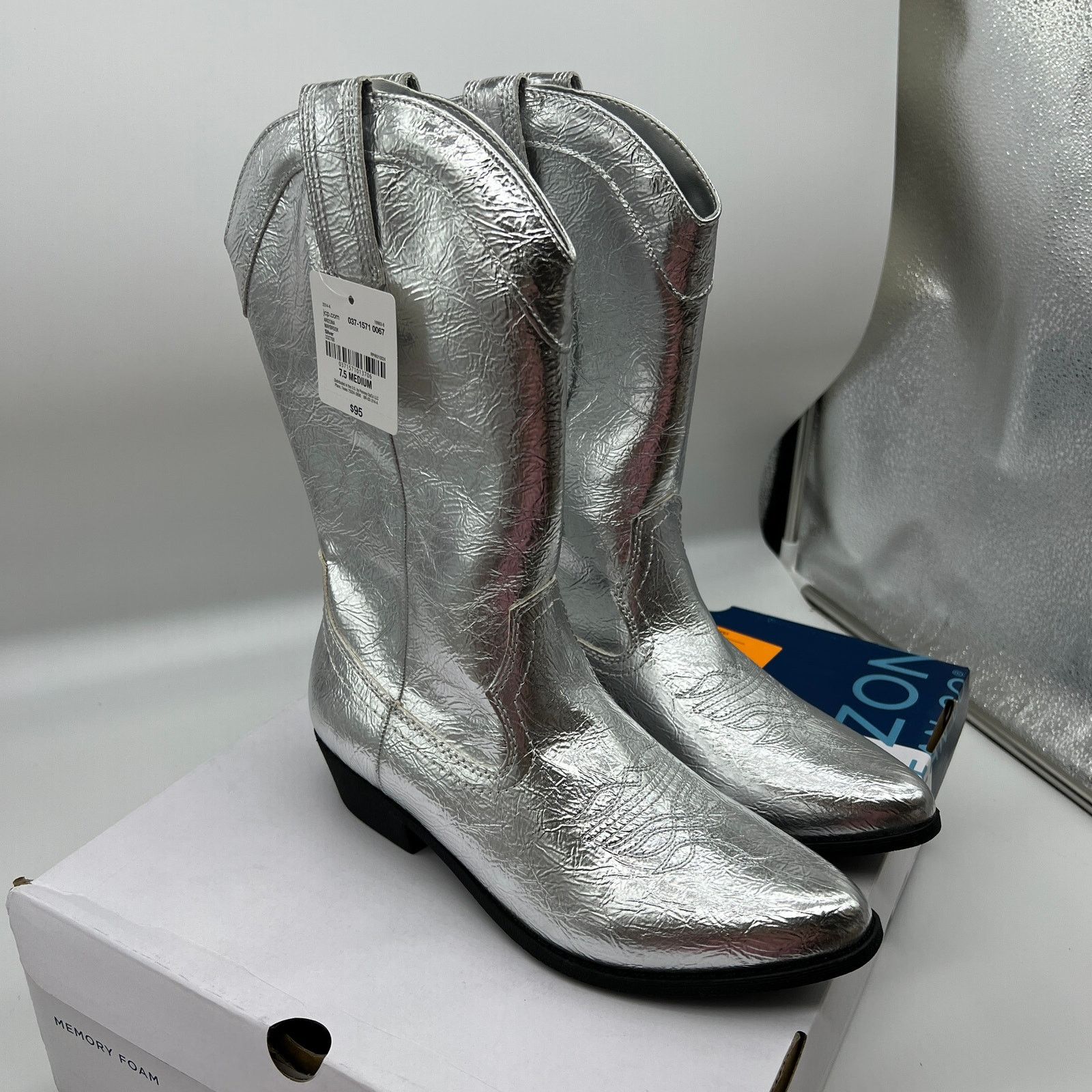 Other Arizona Jean Co Womens Western Heel Bootie7.5 Size US 7.5 / IT 37.5 - 1 Thumbnail